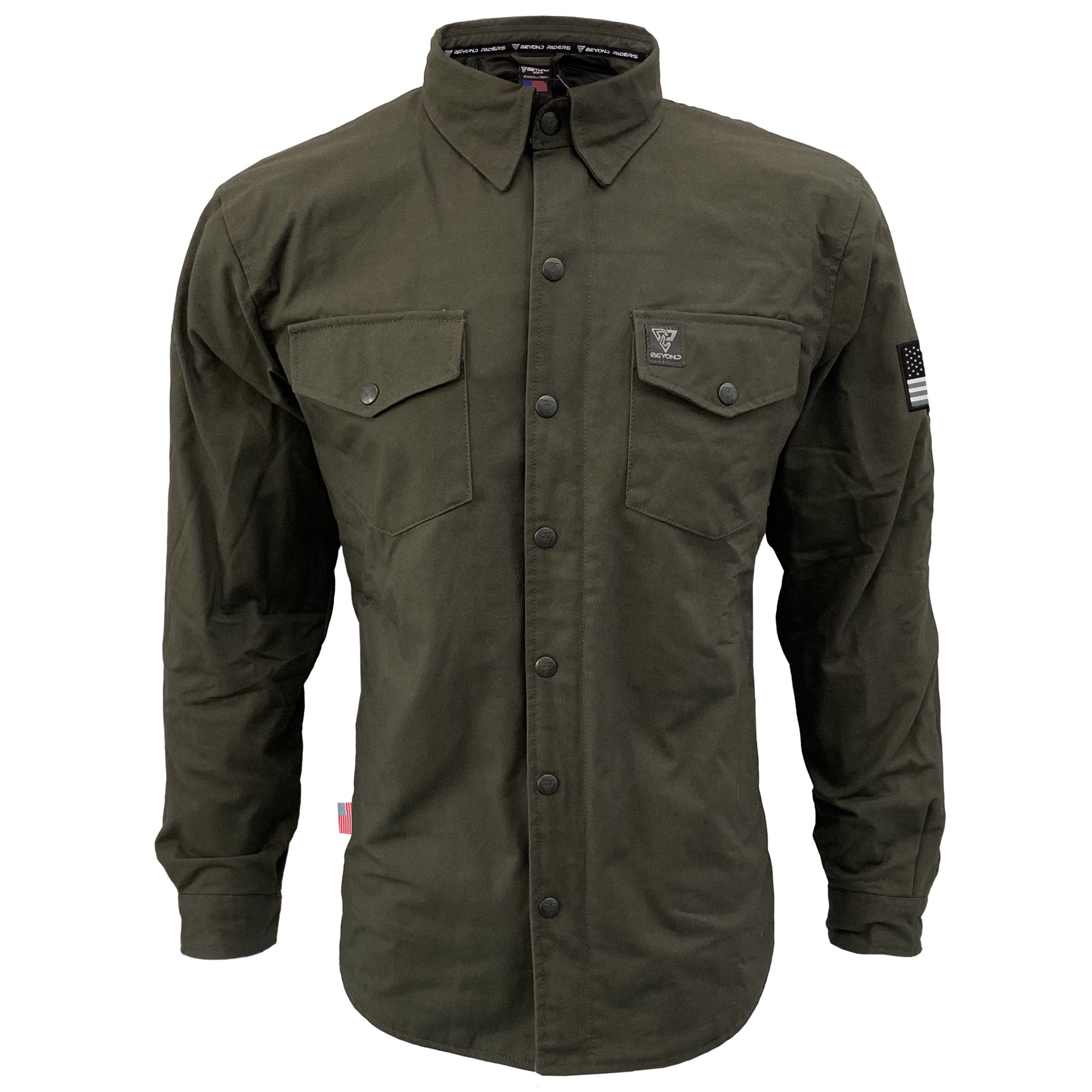 Men Jacket Army Green Front