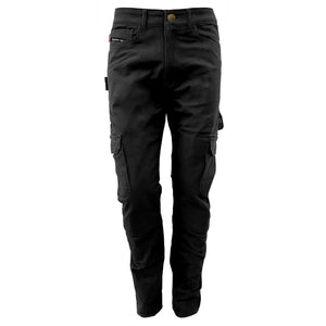 men's-cargo-pants-in-black-front