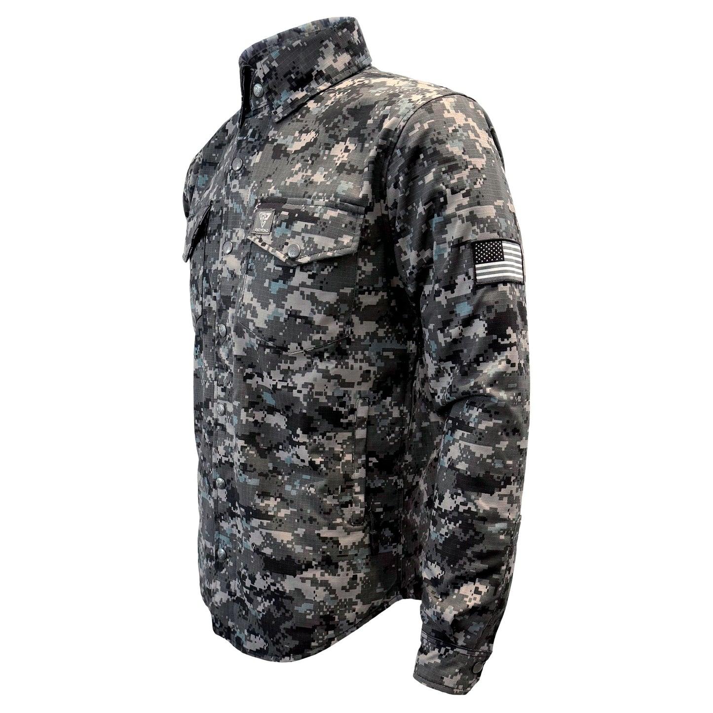 Protective Camouflage Shirt "Devil Six" - with Pads
