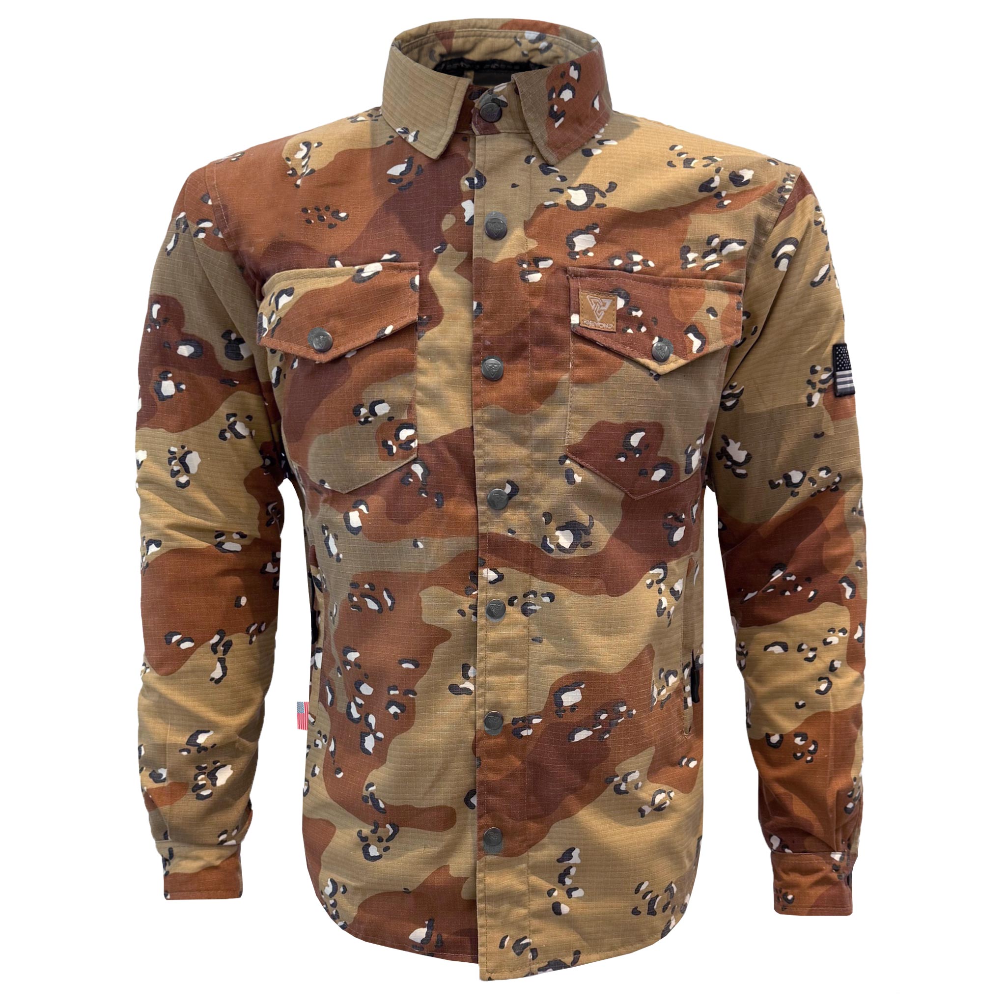 Protective Camouflage Shirt - Desert Color with Pads 3XL Protective Camouflage Shirt - Desert Color with Pads 3XL