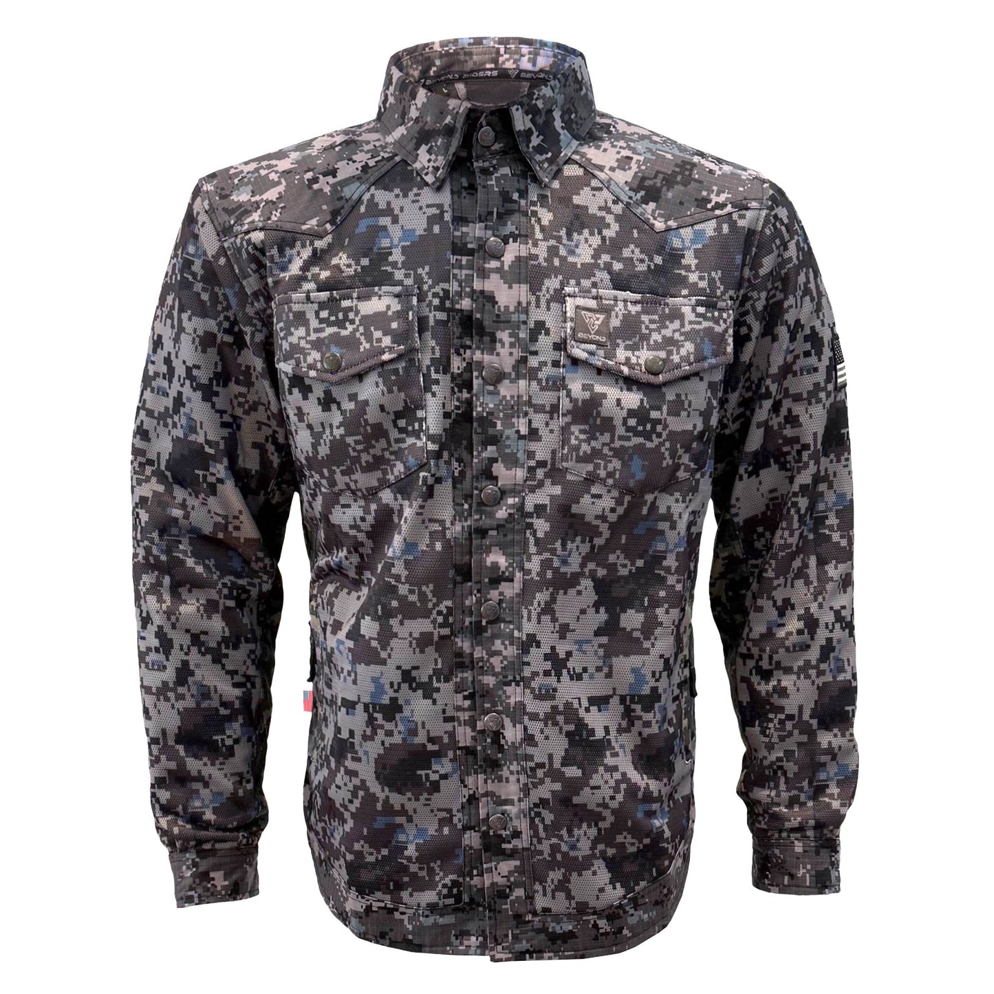 Summer Mesh Protective Camouflage Shirt "Devil Six" - with Pads