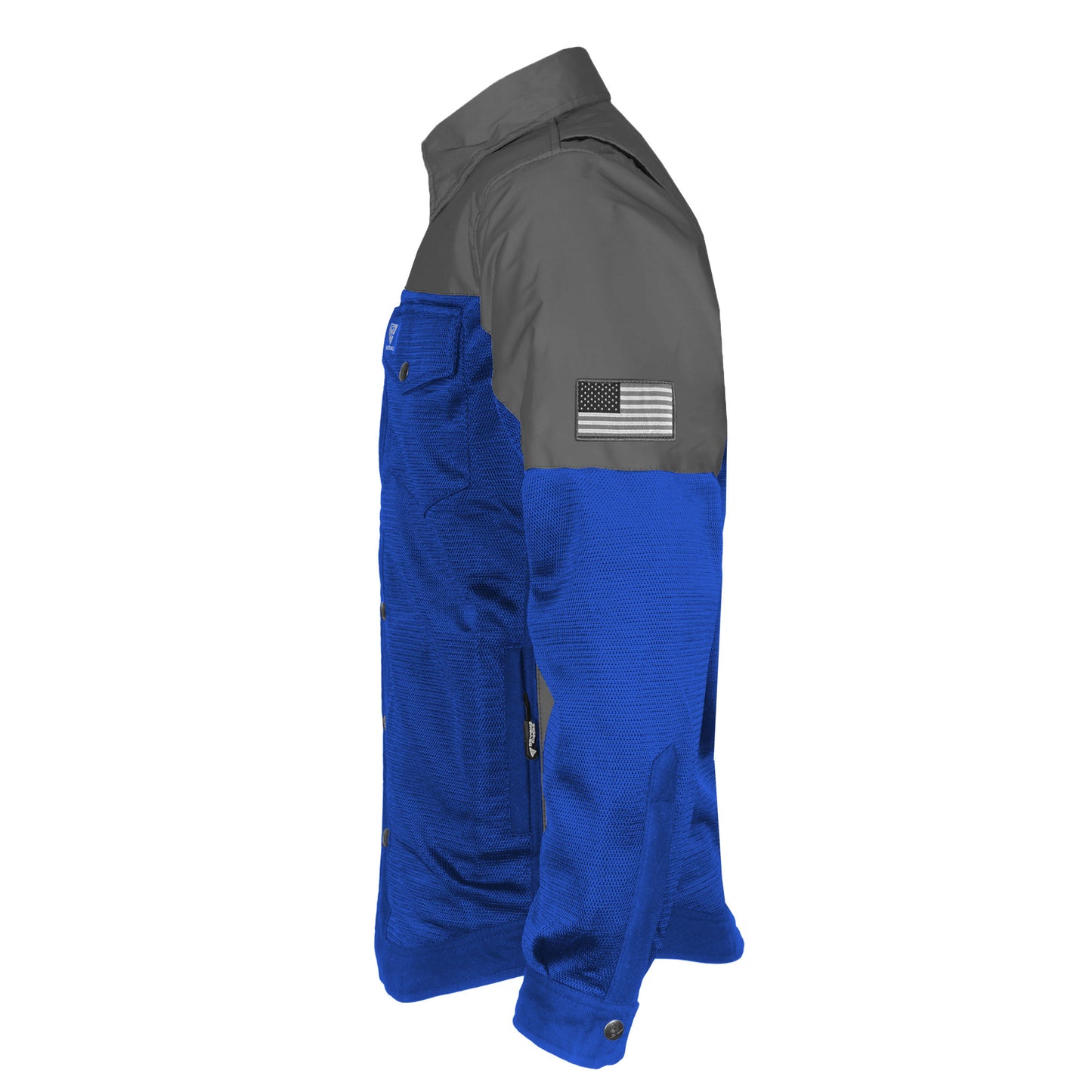 Summer Mesh Reflective Shirt Blue Nebula - with Pads