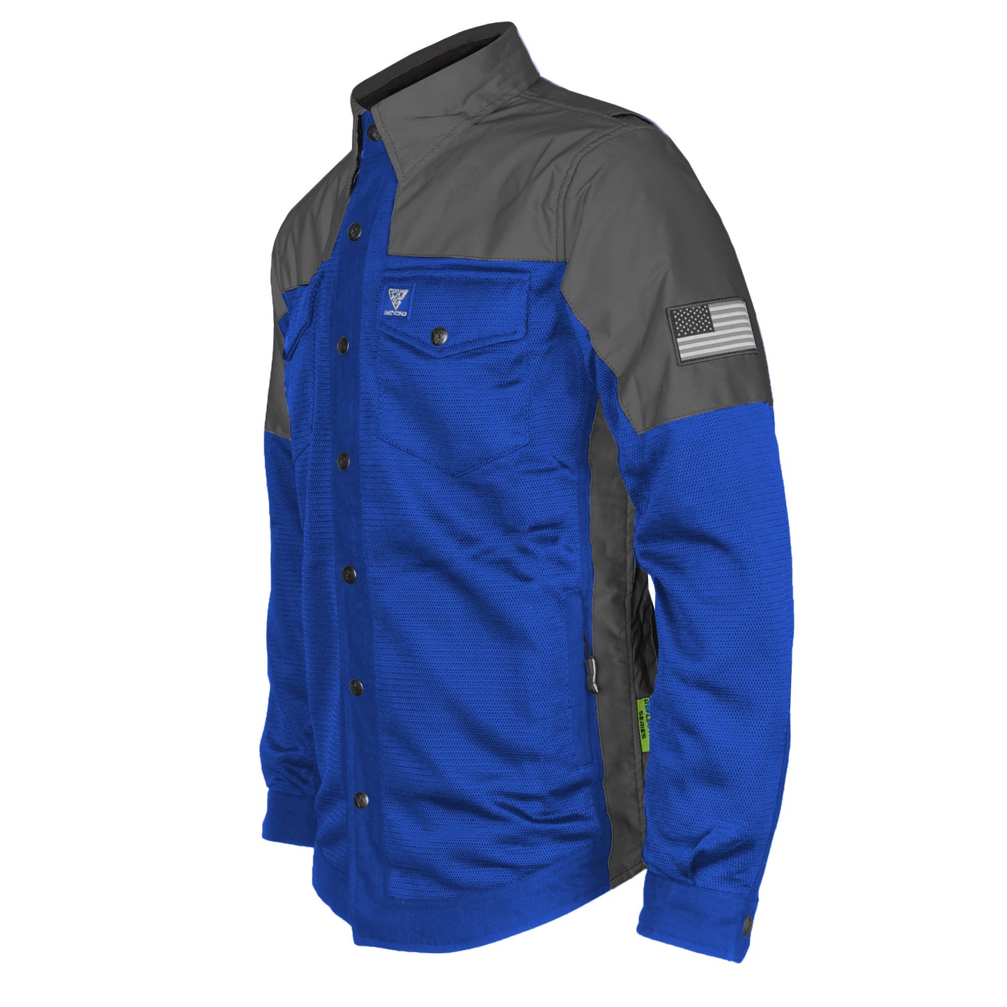 Summer Mesh Reflective Shirt Blue Nebula - with Pads