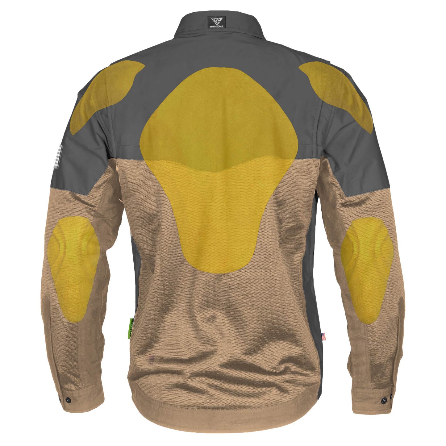 Summer Mesh Reflective Shirt Camel Nebula - with Pads