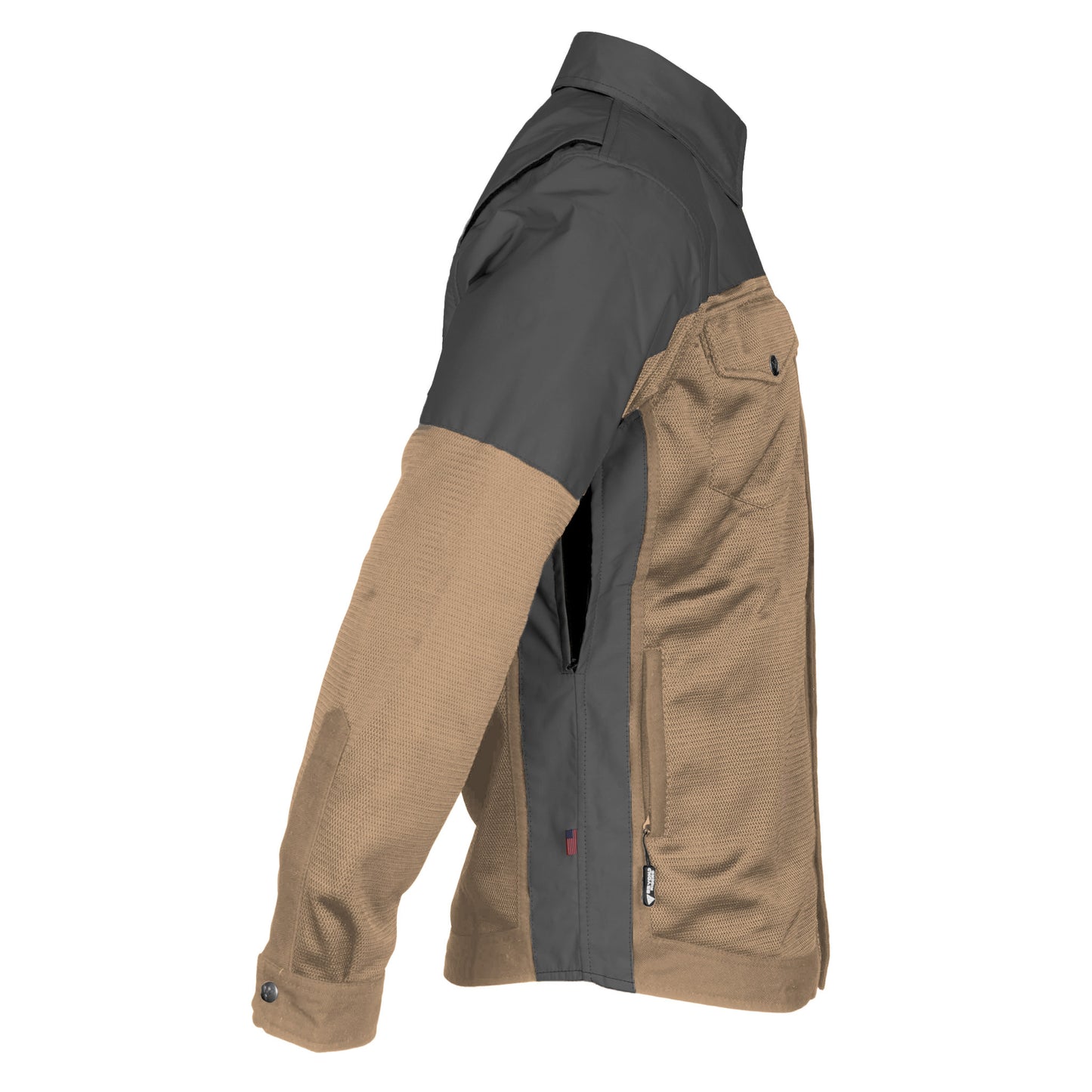 Summer Mesh Reflective Shirt Camel Nebula - with Pads