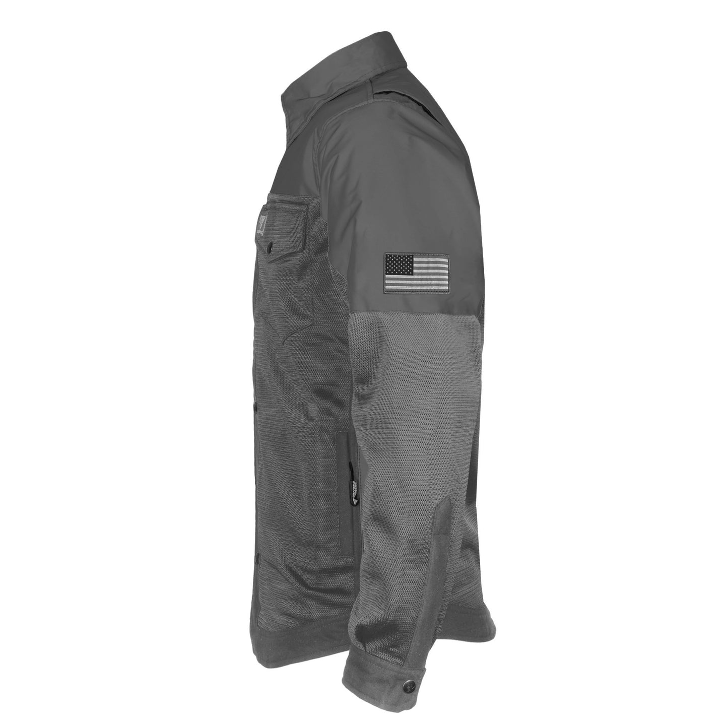 Summer Mesh Reflective Shirt Dark Grey Nebula - with Pads