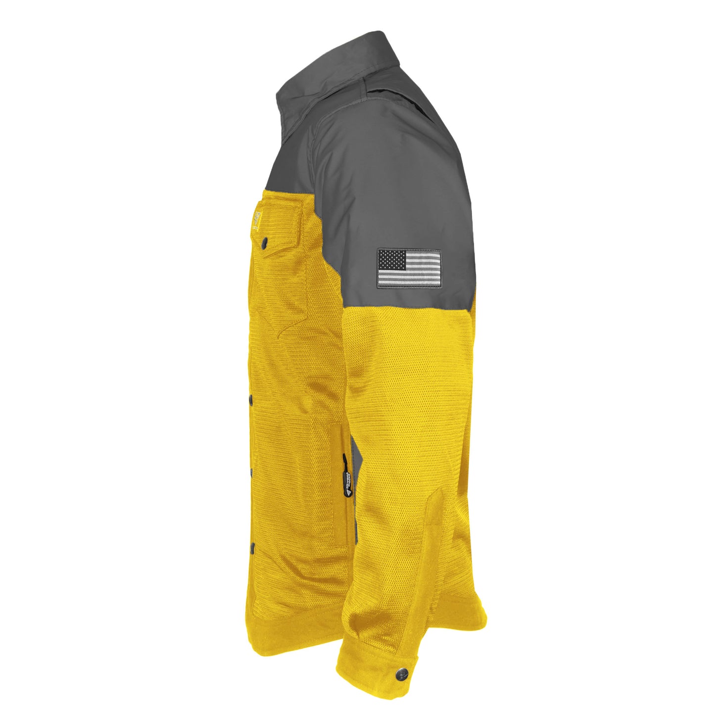 Summer Mesh Reflective Shirt Yellow Nebula - with Pads