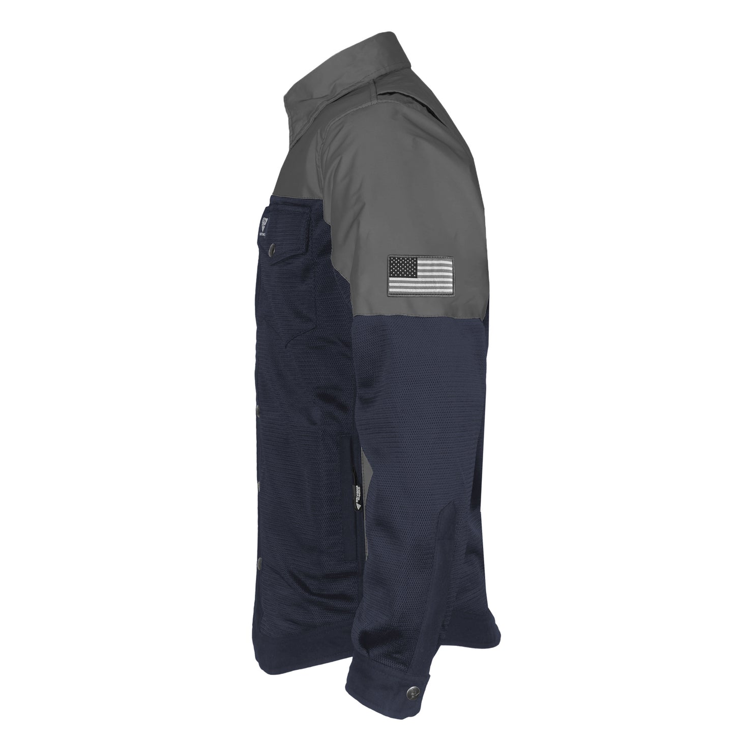 Summer Mesh Reflective Shirt Navy Blue Nebula - with Pads