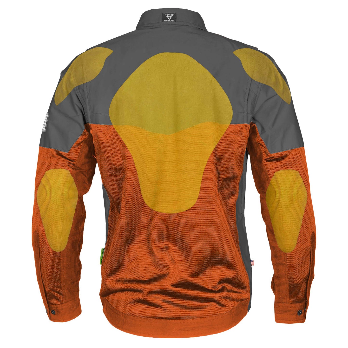 Summer Mesh Reflective Shirt Orange Nebula - with Pads