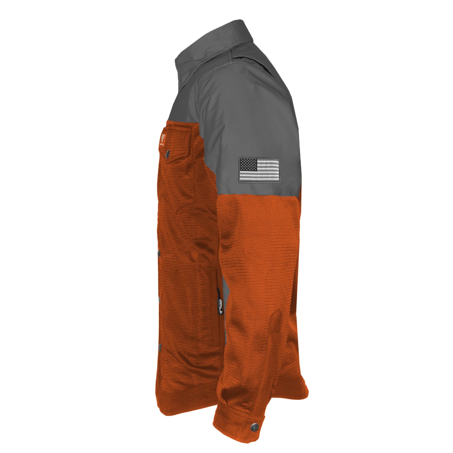 Summer Mesh Reflective Shirt Orange Nebula - with Pads