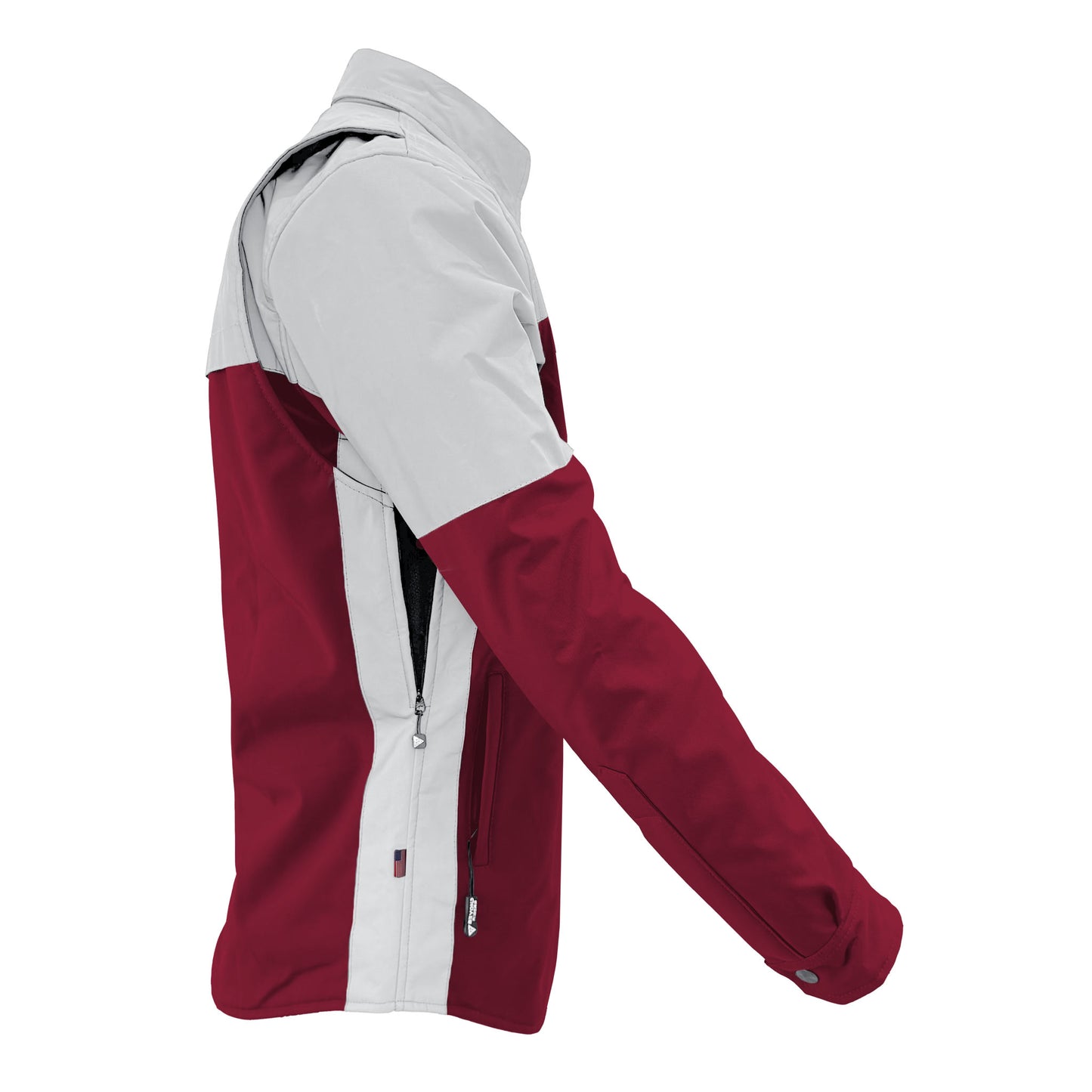 SoftShell Reflective Red Maroon Eclipse Winter Jacket for Men - with Pads