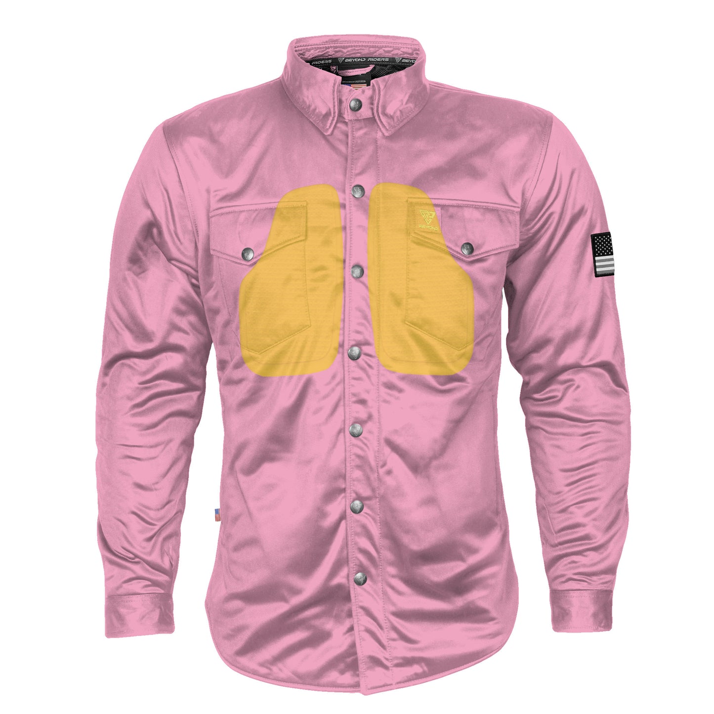 Ultra Protective Shirt - Light Pink Solid with Pads