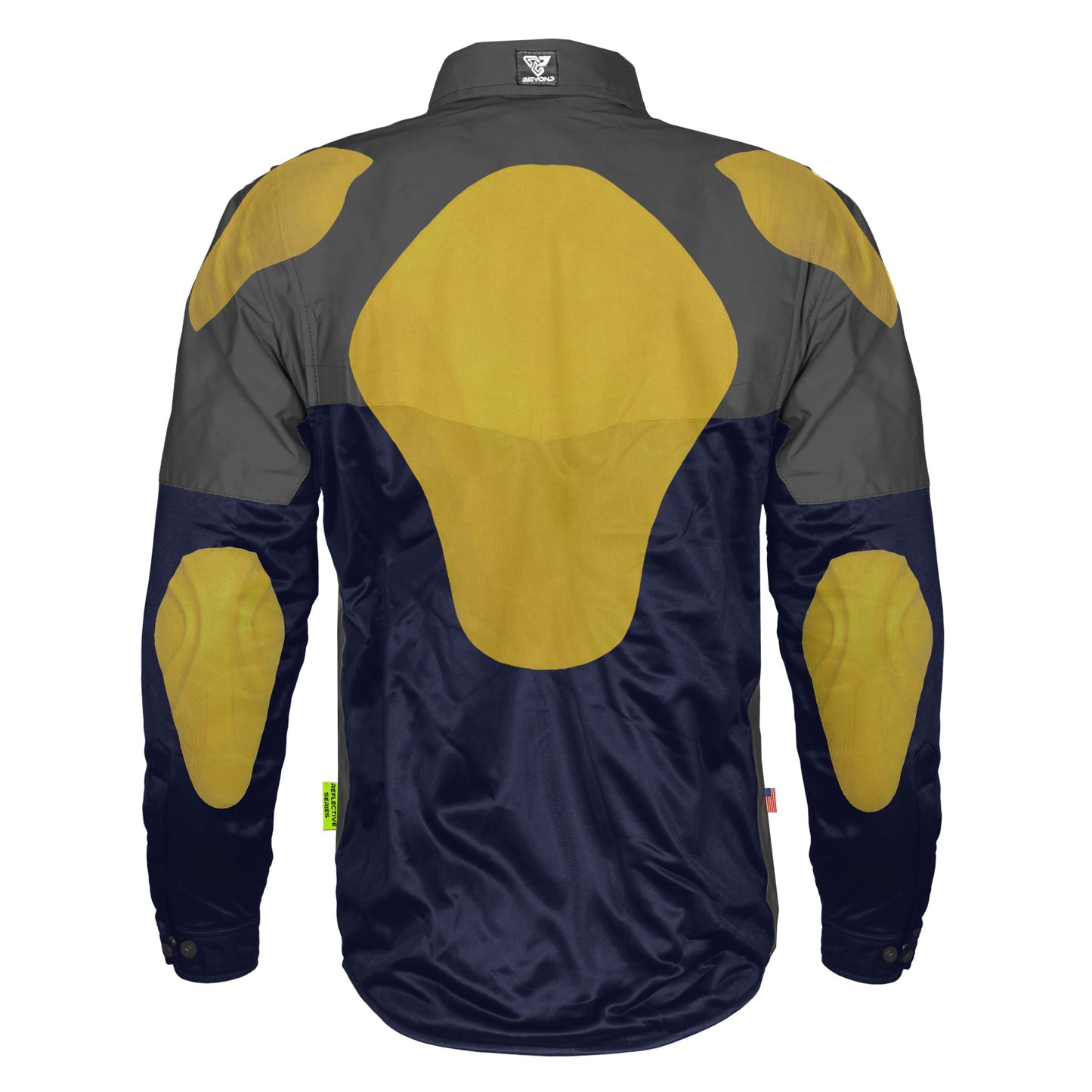 Ultra Reflective Shirt - Navy Blue Nebula with Pads