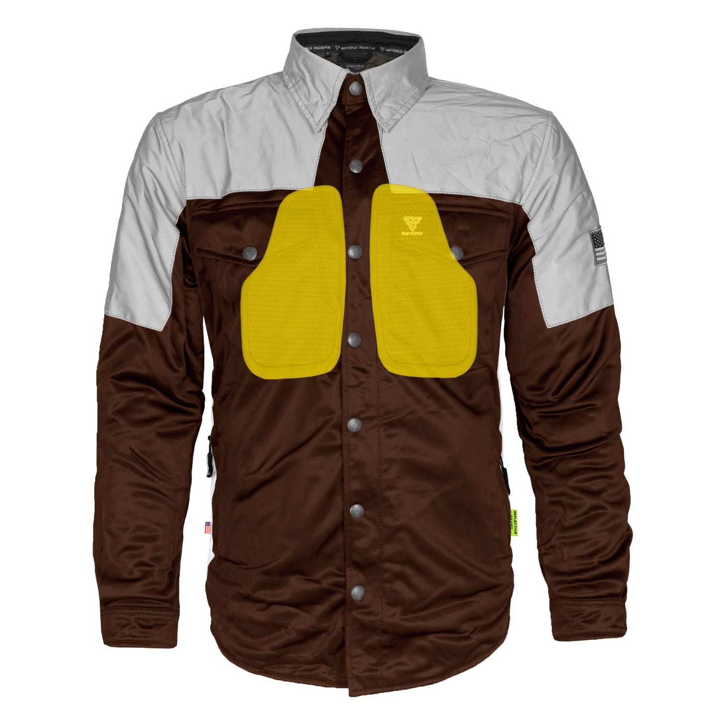 Ultra Reflective Shirt - Brown Eclipse with Pads