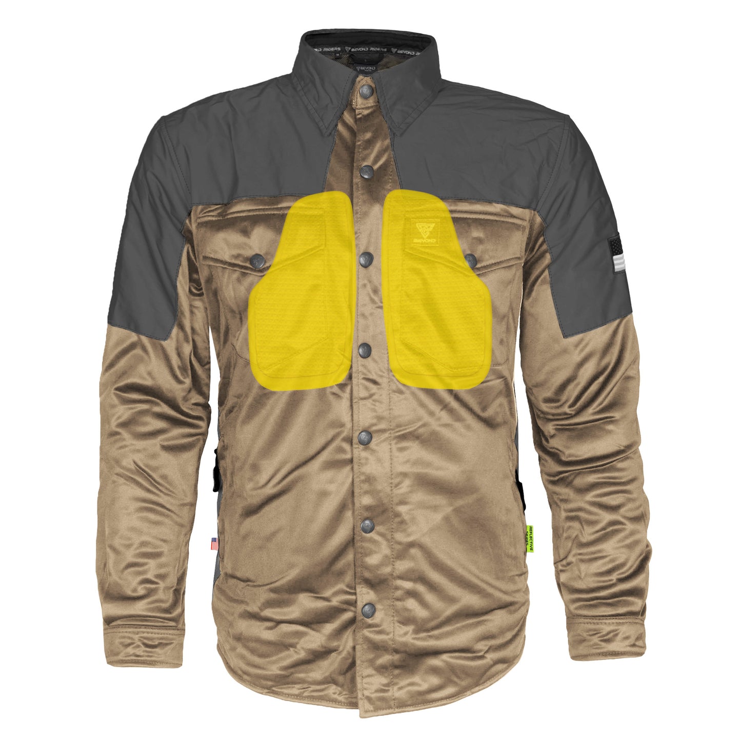 Ultra Reflective Shirt - Camel Nebula with Pads