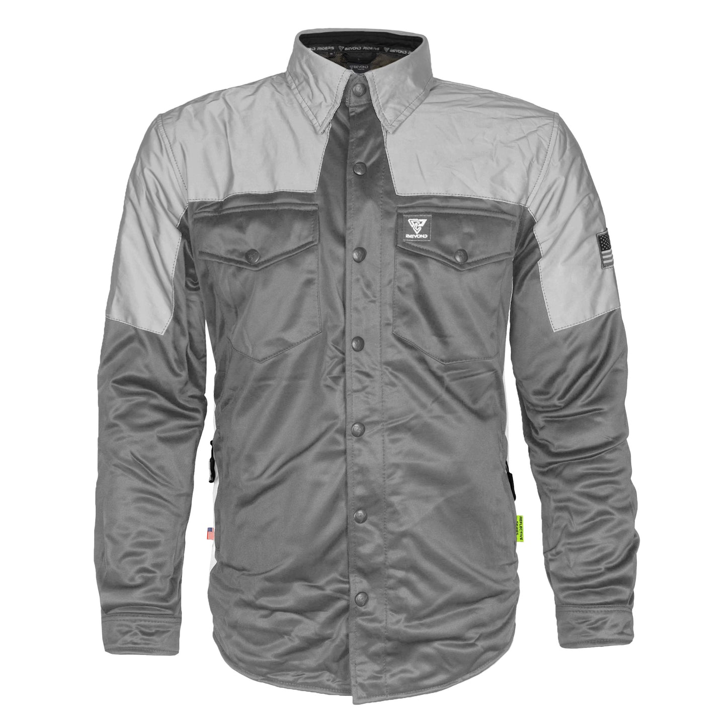 Ultra Reflective Shirt - Dark Grey Eclipse with Pads