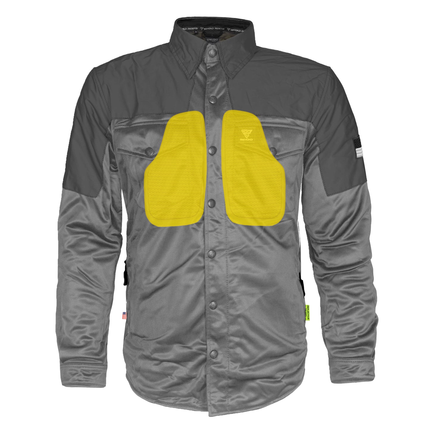 Ultra Reflective Shirt - Dark Grey Nebula with Pads