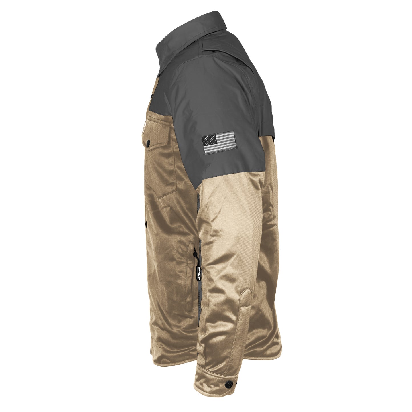 Ultra Reflective Shirt - Khaki Nebula with Pads