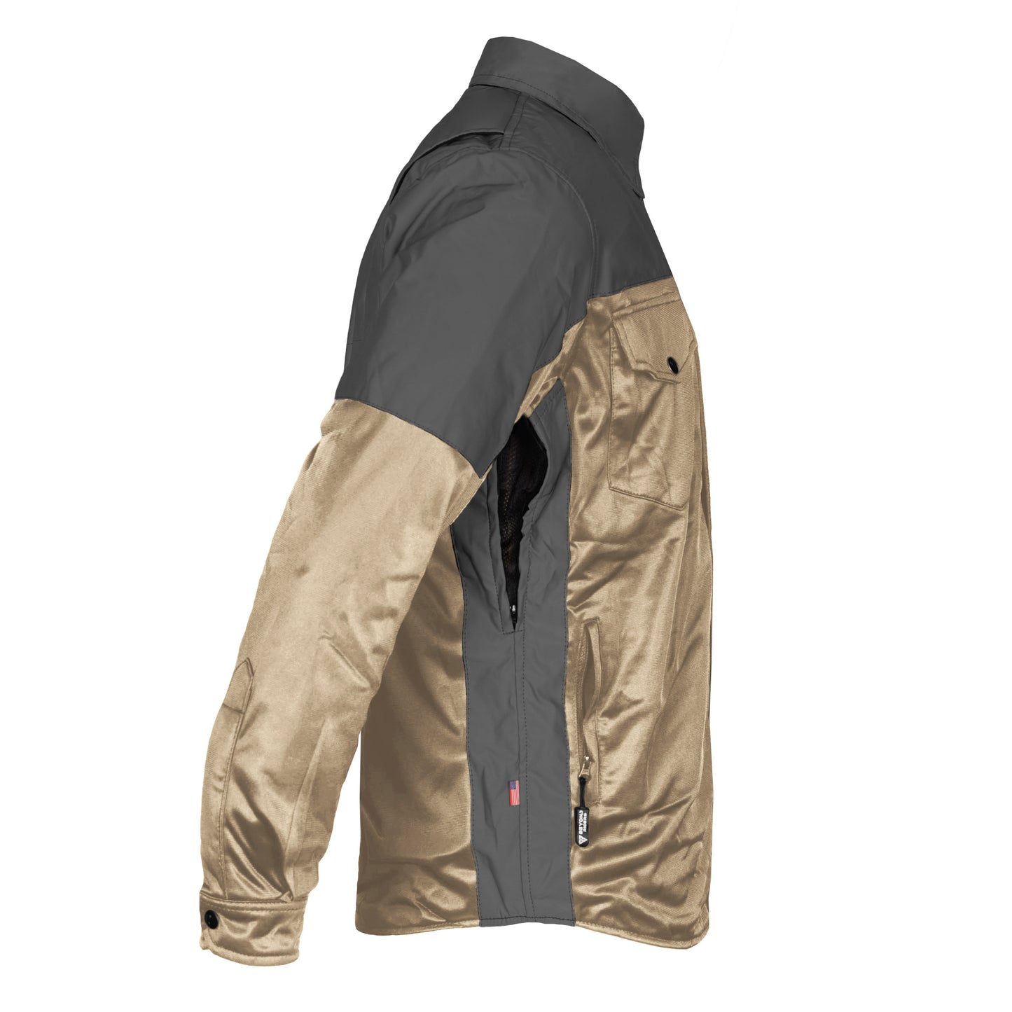 Ultra Reflective Shirt - Khaki Nebula with Pads
