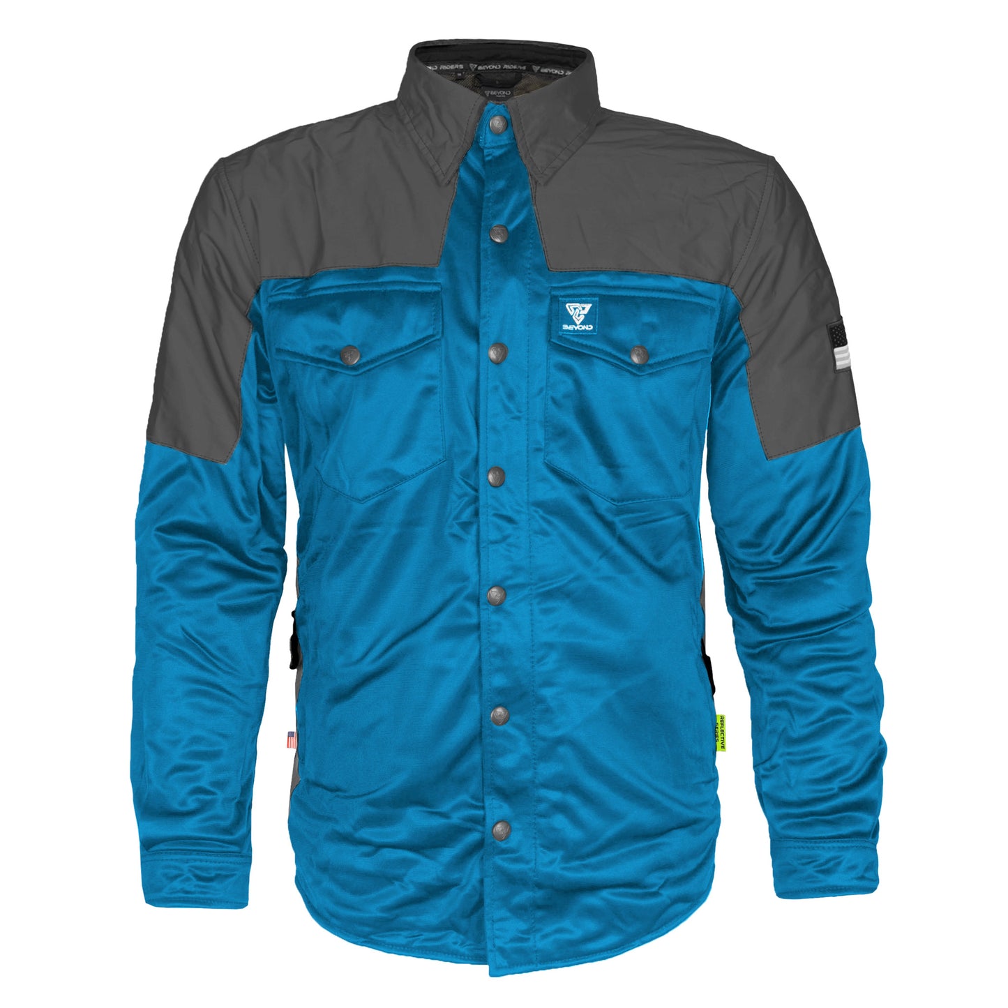 Ultra Reflective Shirt - Teal Nebula with Pads