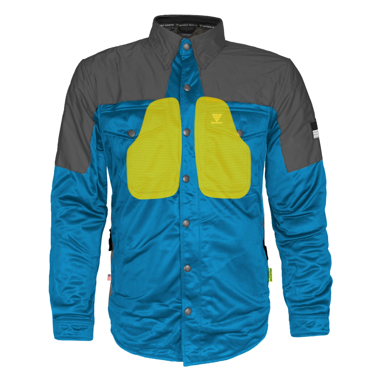 Ultra Reflective Shirt - Teal Nebula with Pads