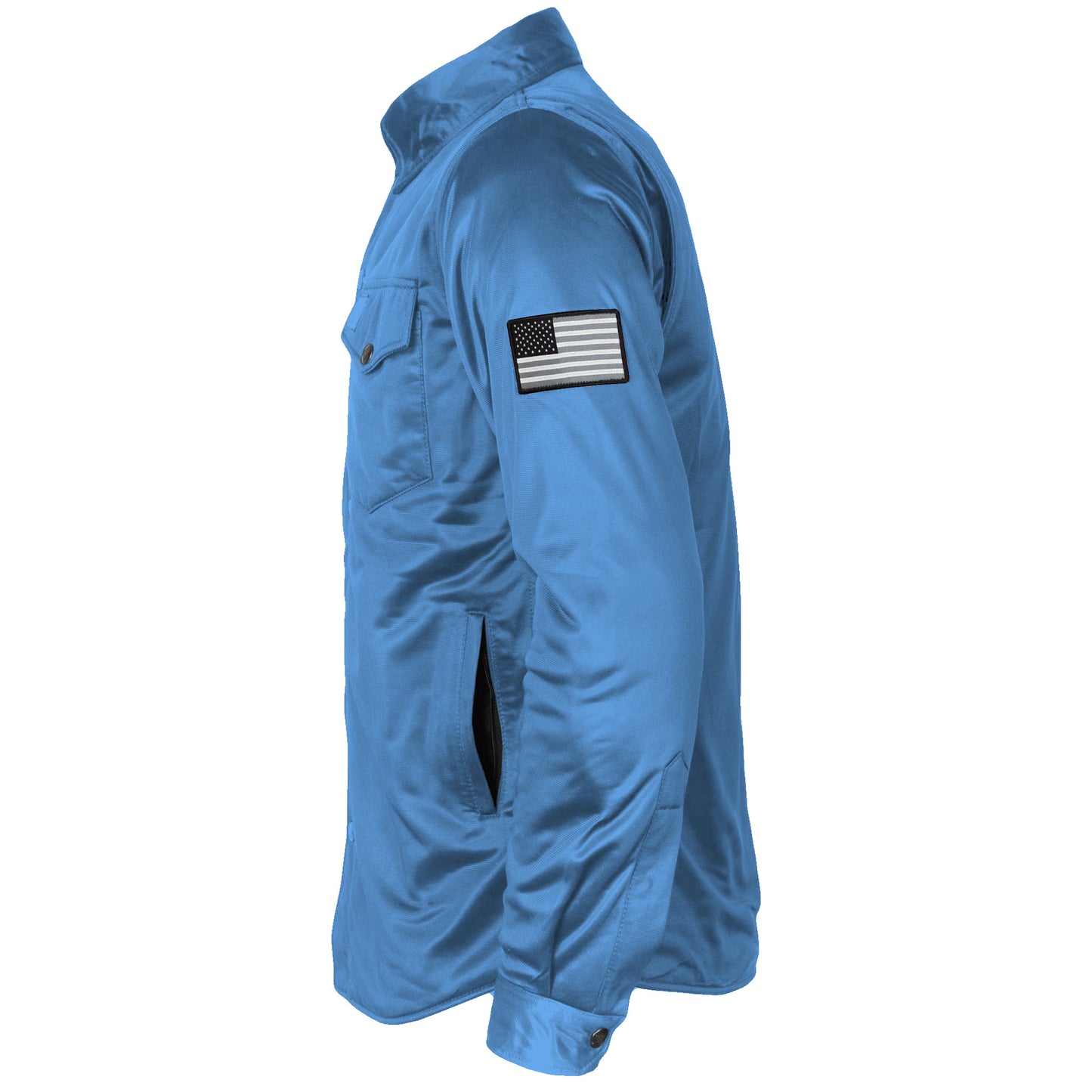 Ultra Protective Shirt - Sky Blue Solid with Pads
