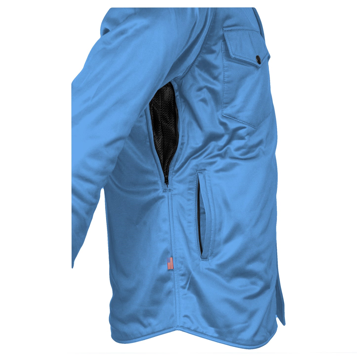 Ultra Protective Shirt - Sky Blue Solid with Pads