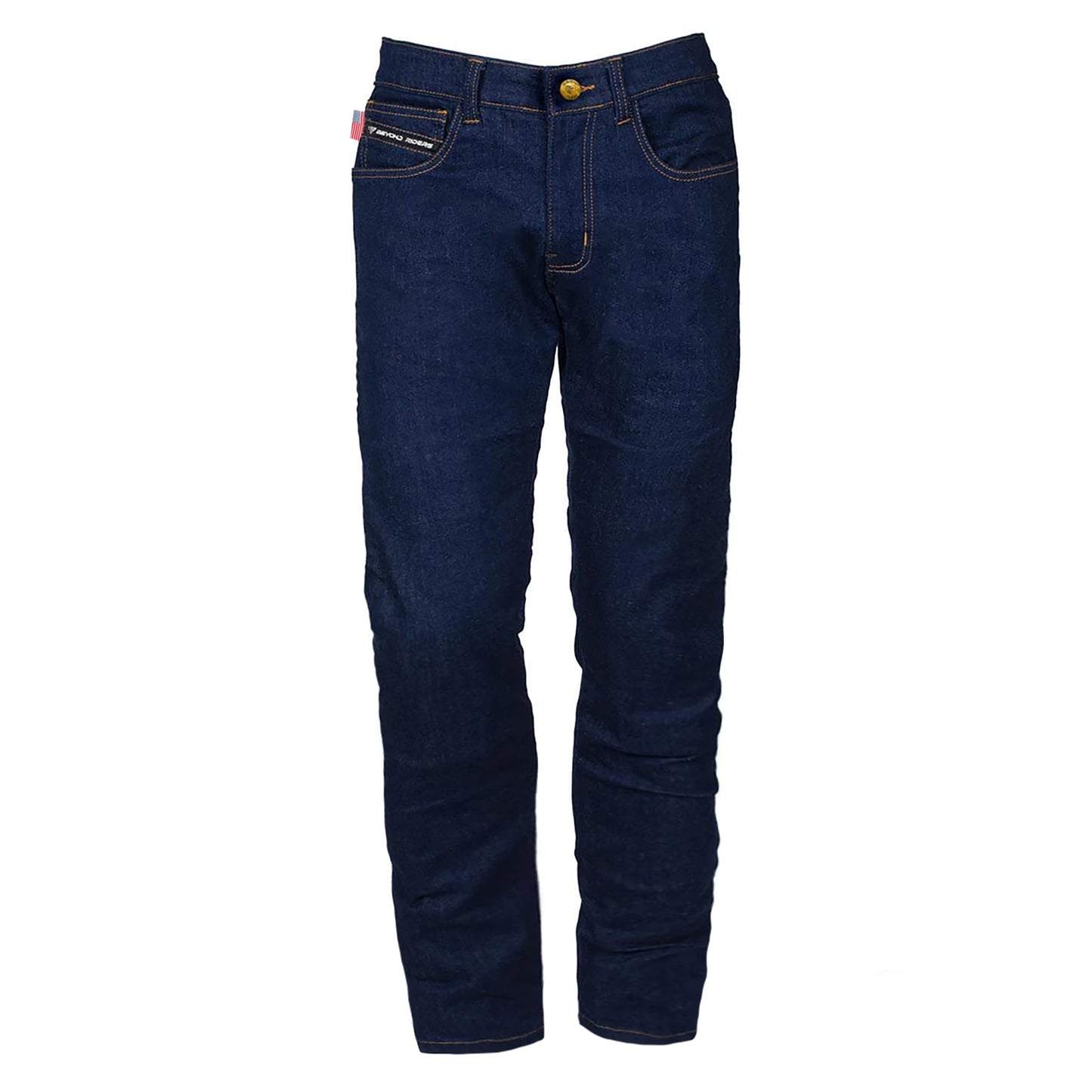 Loose Fit Protective Jeans (Extra Wide) - Blue with Pads
