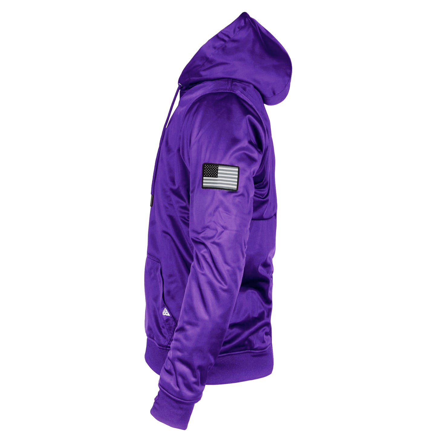 Purple Solid Ultra Protective Hoodie with Pads