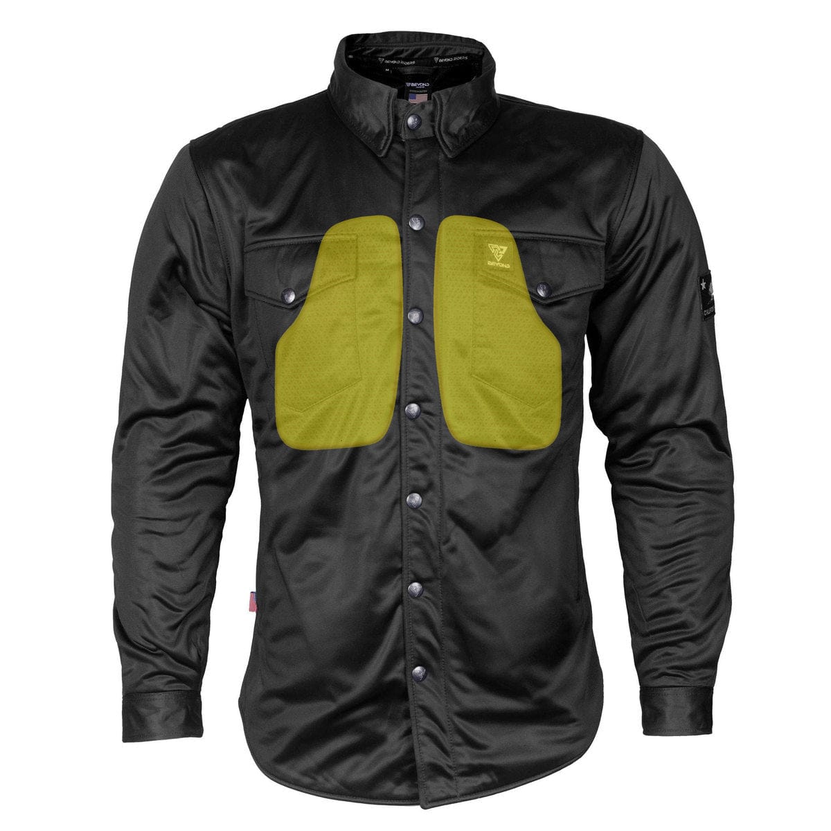 SALE Ultra Protective Shirt - Black Solid with Pads