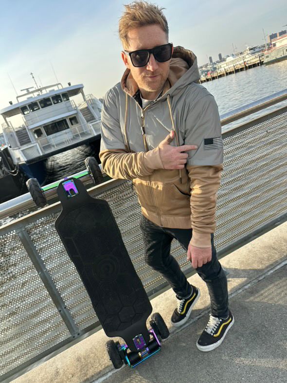 Ultra Reflective Hoodie Camel Eclipse with Pads