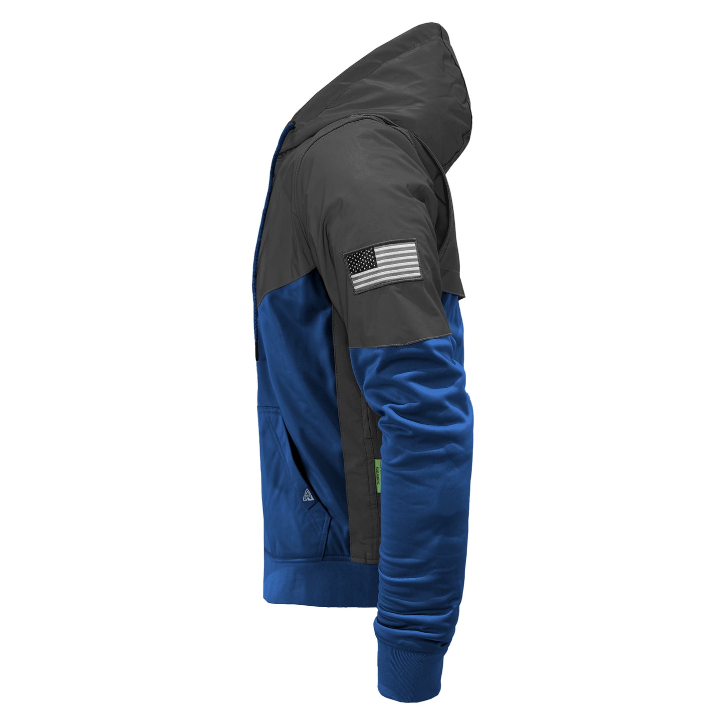 Ultra Reflective Hoodie Blue Nebula with Pads