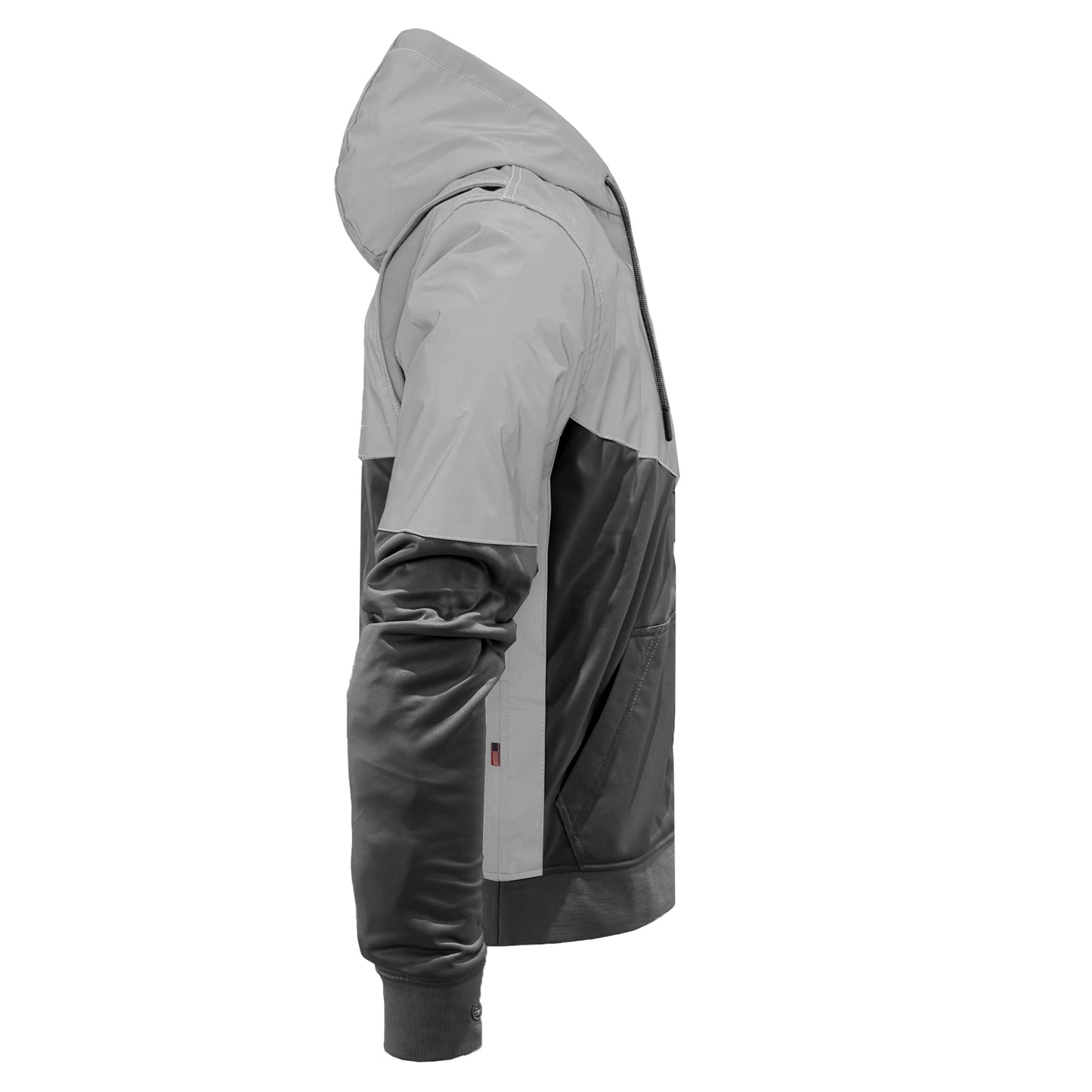 Ultra Reflective Hoodie Dark Grey Eclipse with Pads