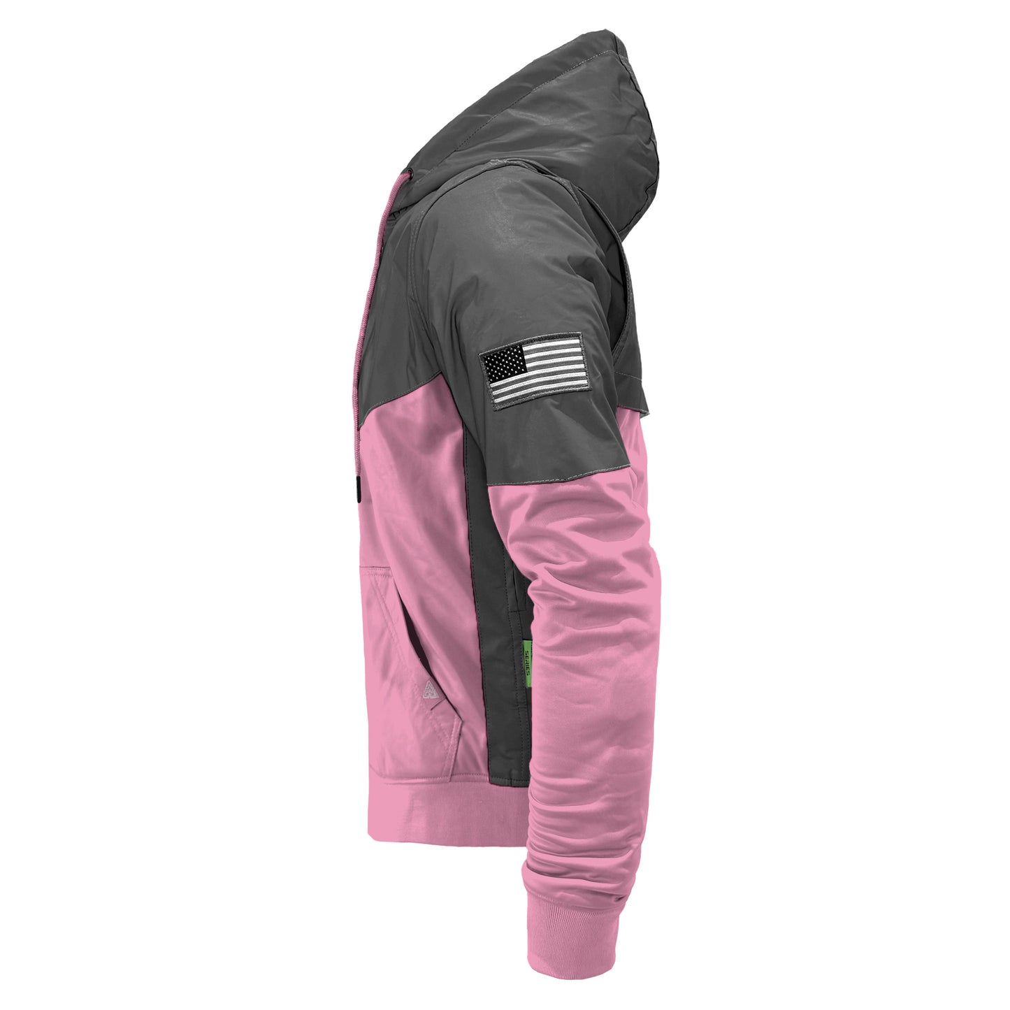 Ultra Reflective Hoodie Light Pink Nebula with Pads