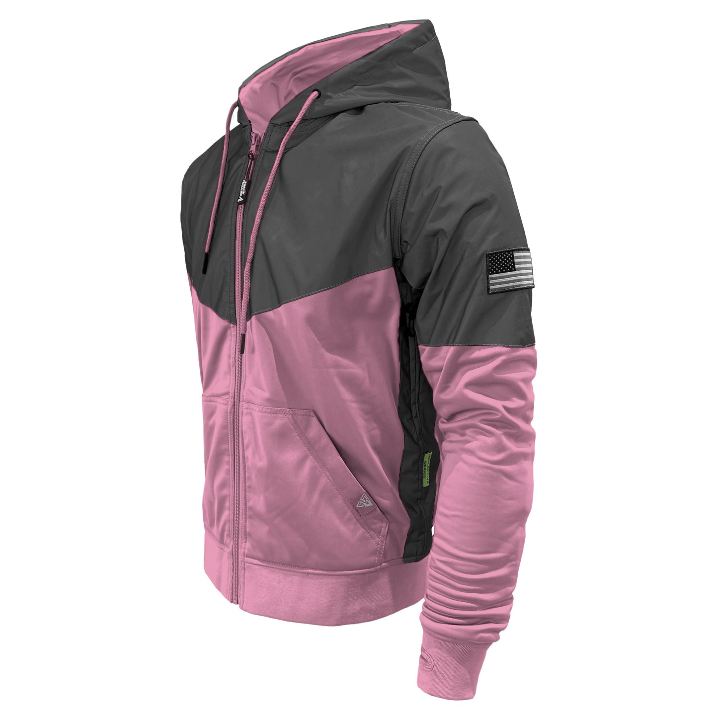 Ultra Reflective Hoodie Light Pink Nebula with Pads