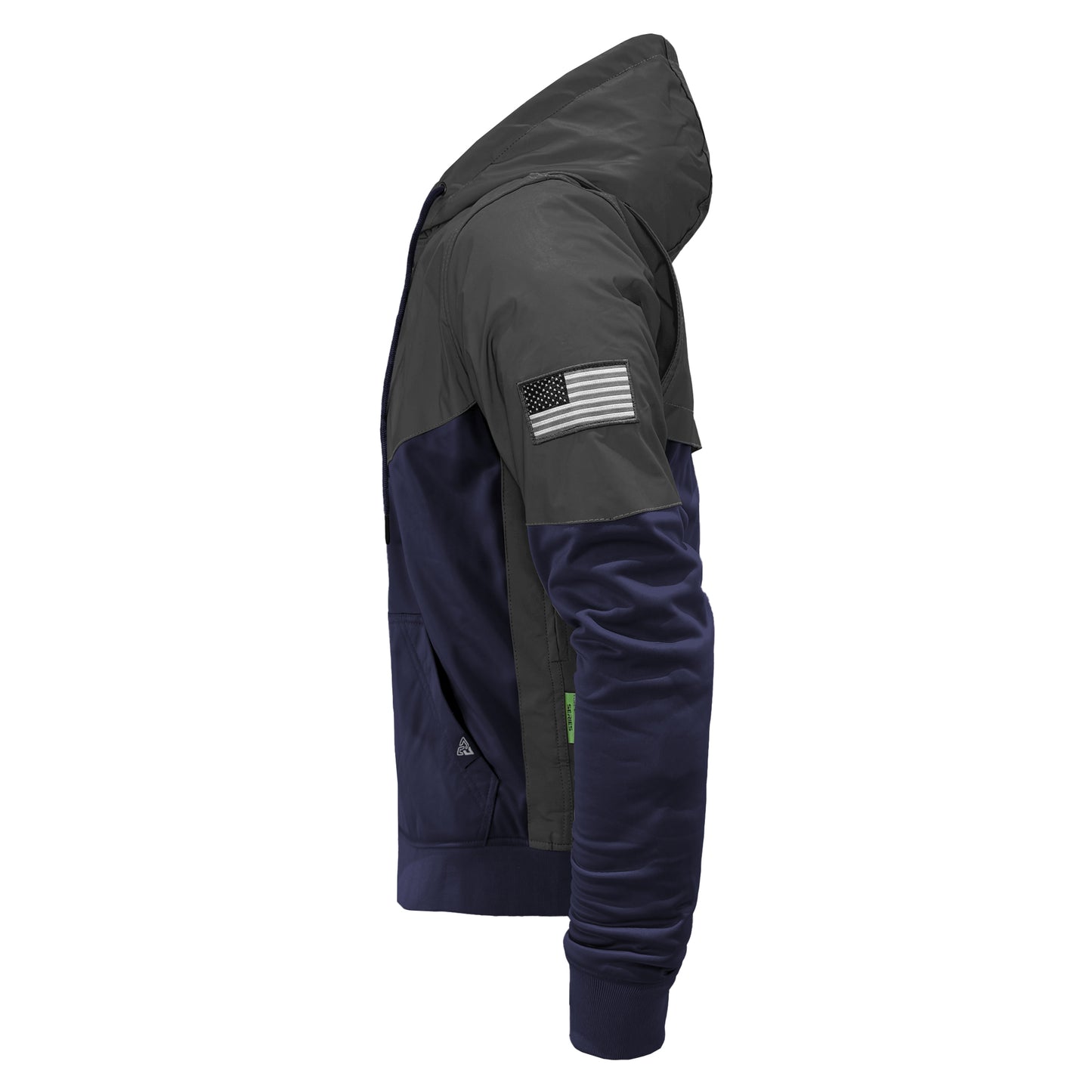 Ultra Reflective Hoodie Navy Blue Nebula with Pads