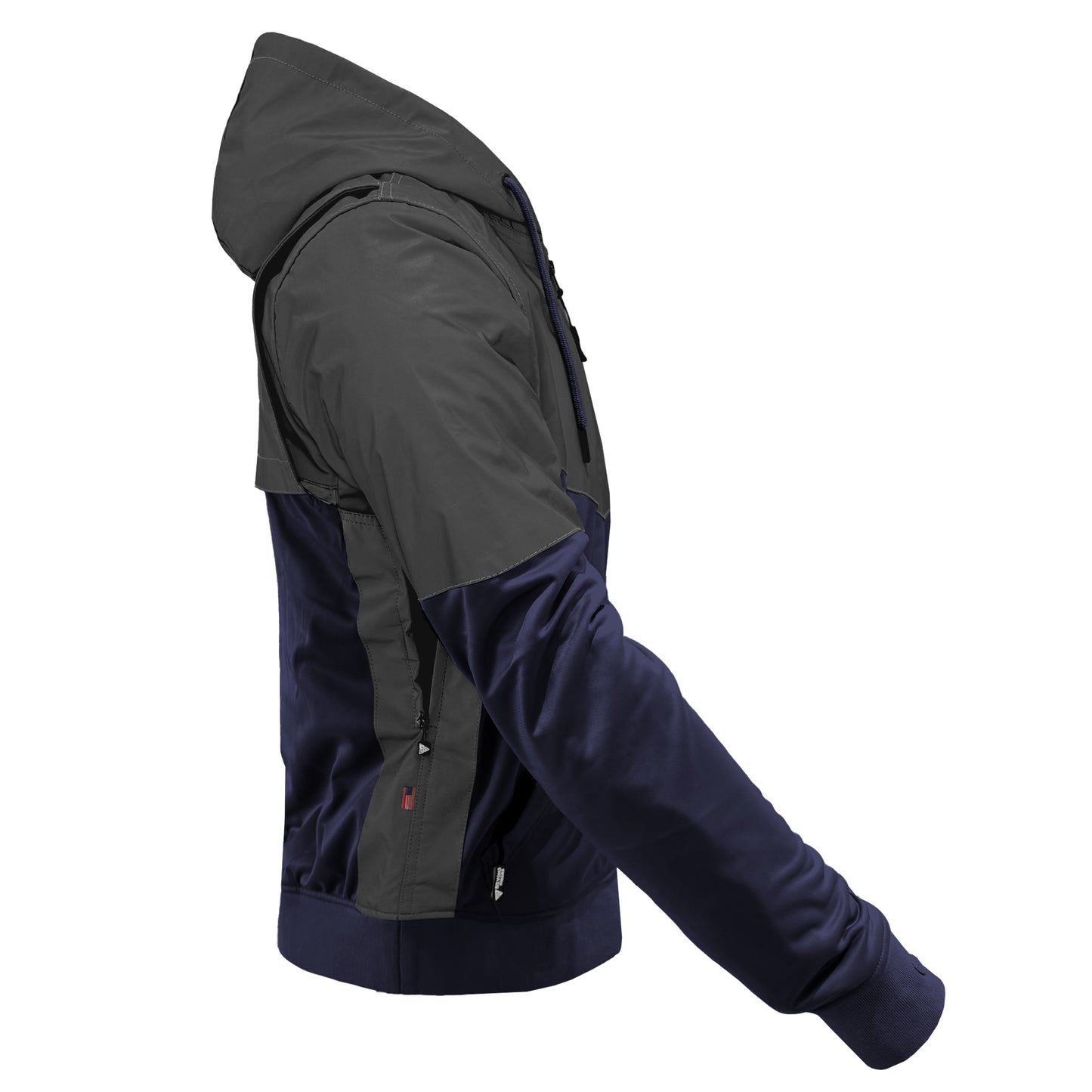 Ultra Reflective Hoodie Navy Blue Nebula with Pads