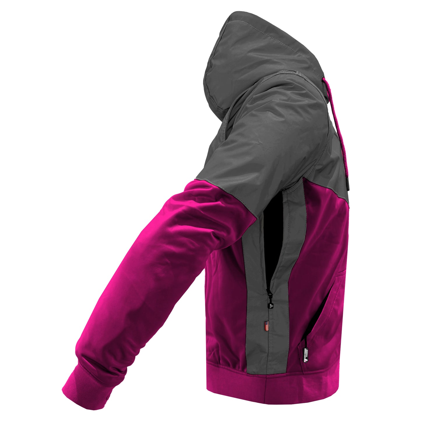 Ultra Reflective Hoodie Pink Nebula with Pads