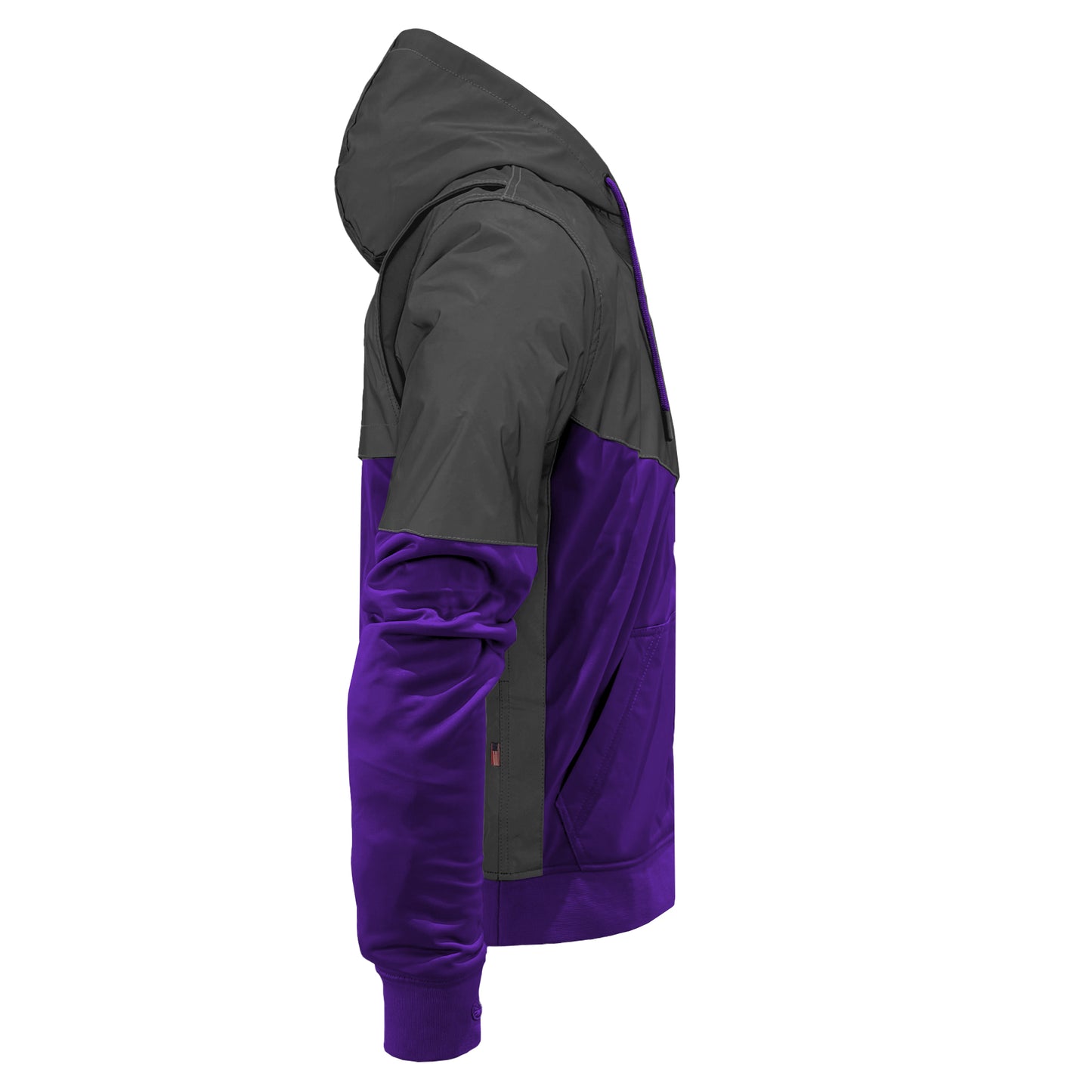 Ultra Reflective Hoodie Purple Nebula with Pads