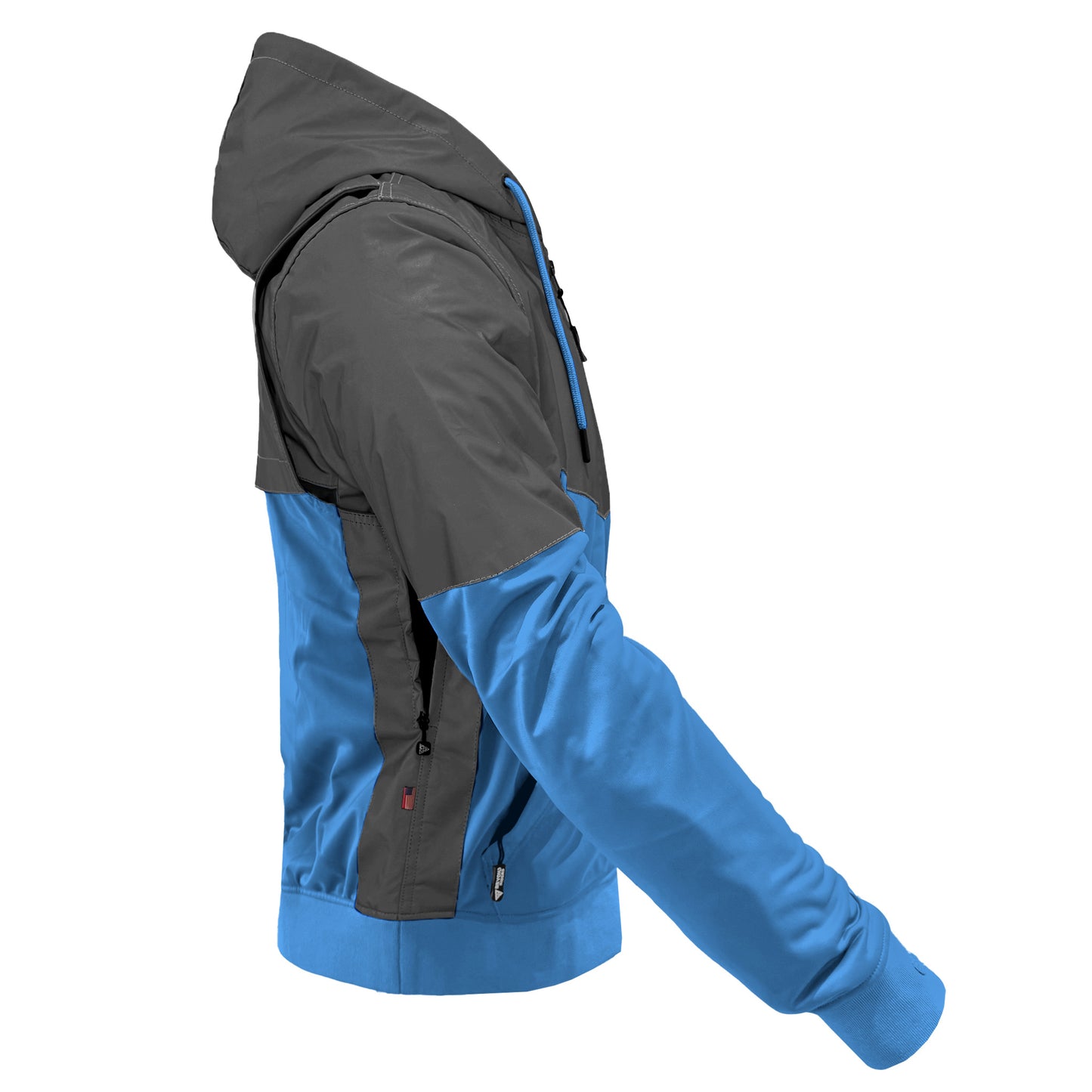 Ultra Reflective Hoodie Sky Blue Nebula with Pads