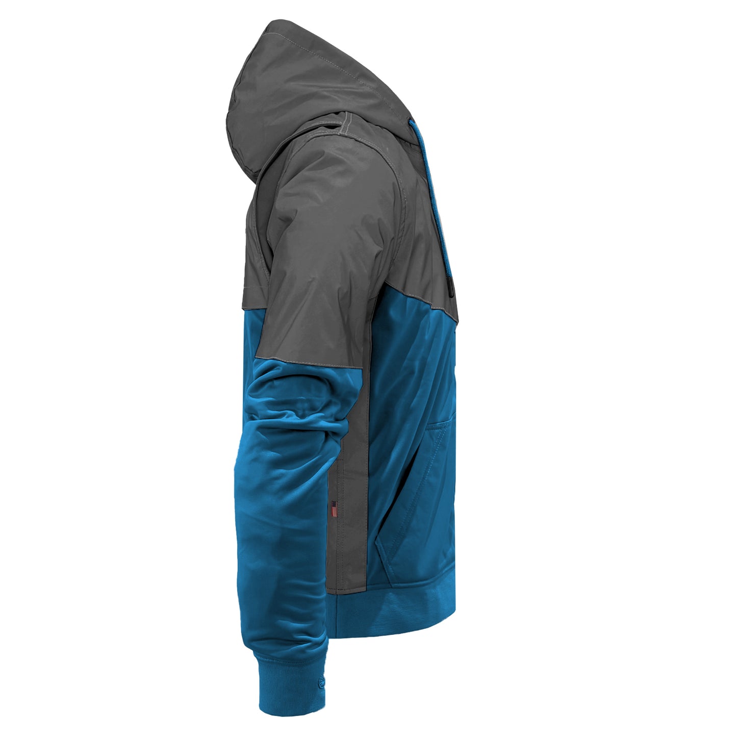 Ultra Reflective Hoodie Teal Nebula with Pads
