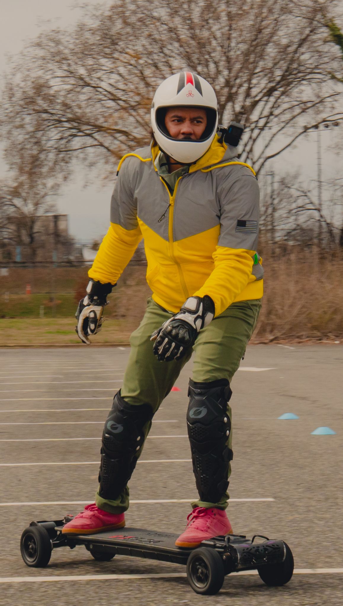 Ultra Reflective Hoodie Yellow Eclipse with Pads