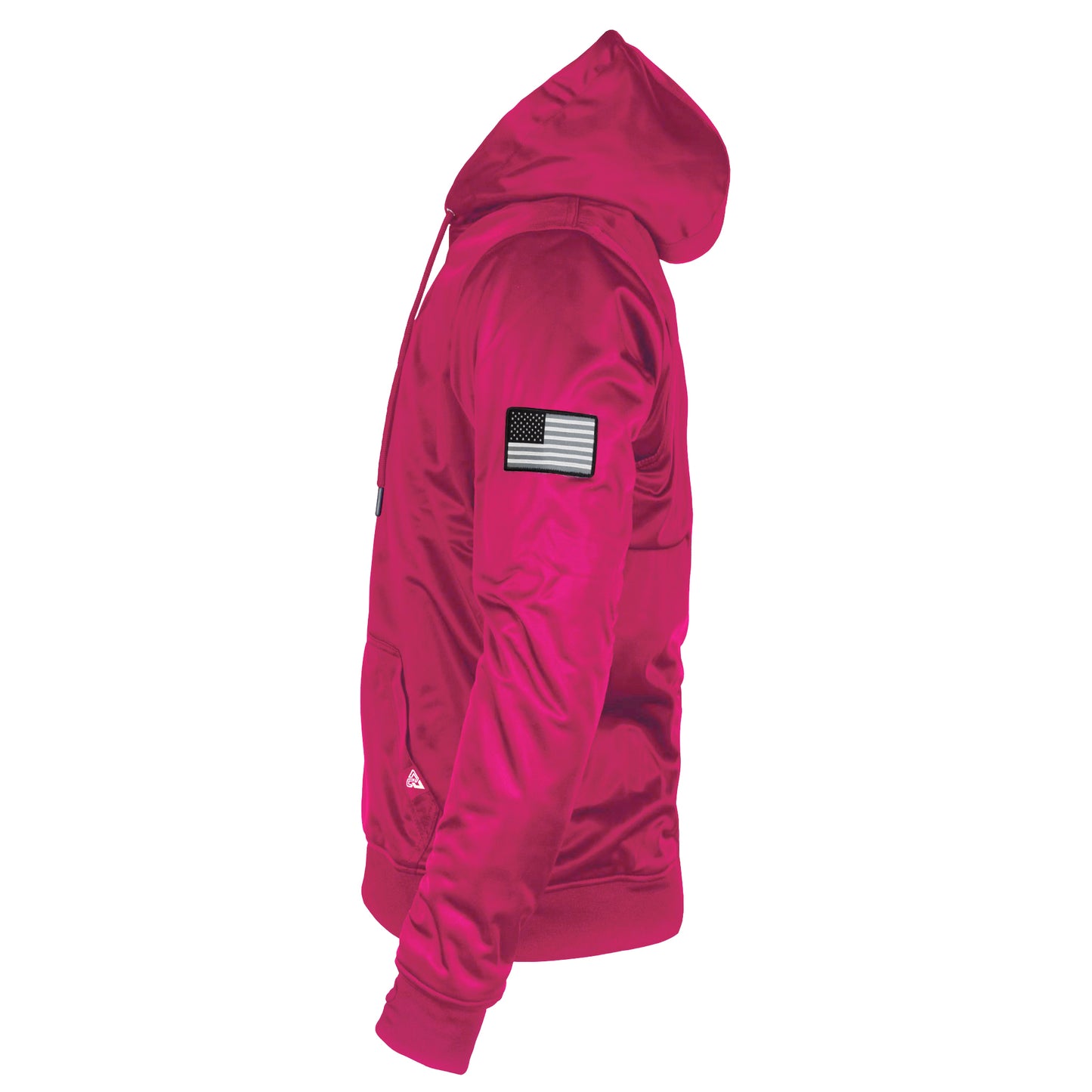 Pink Solid Ultra Protective Hoodie with Pads