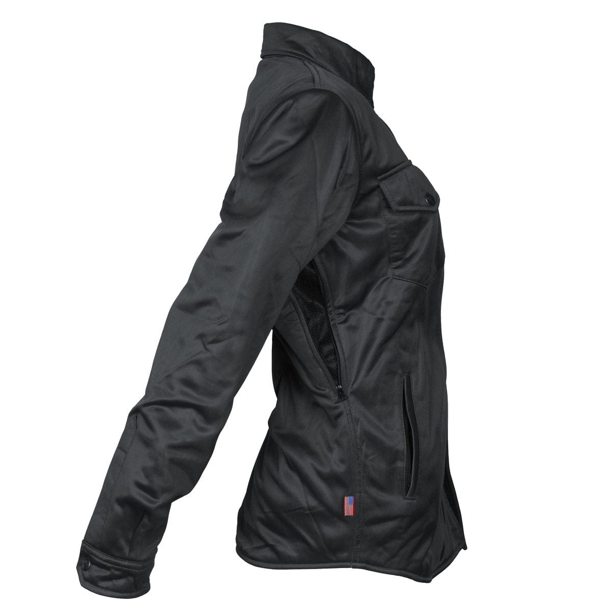 SALE Ultra Protective Shirt for Women - Black Solid with Pads