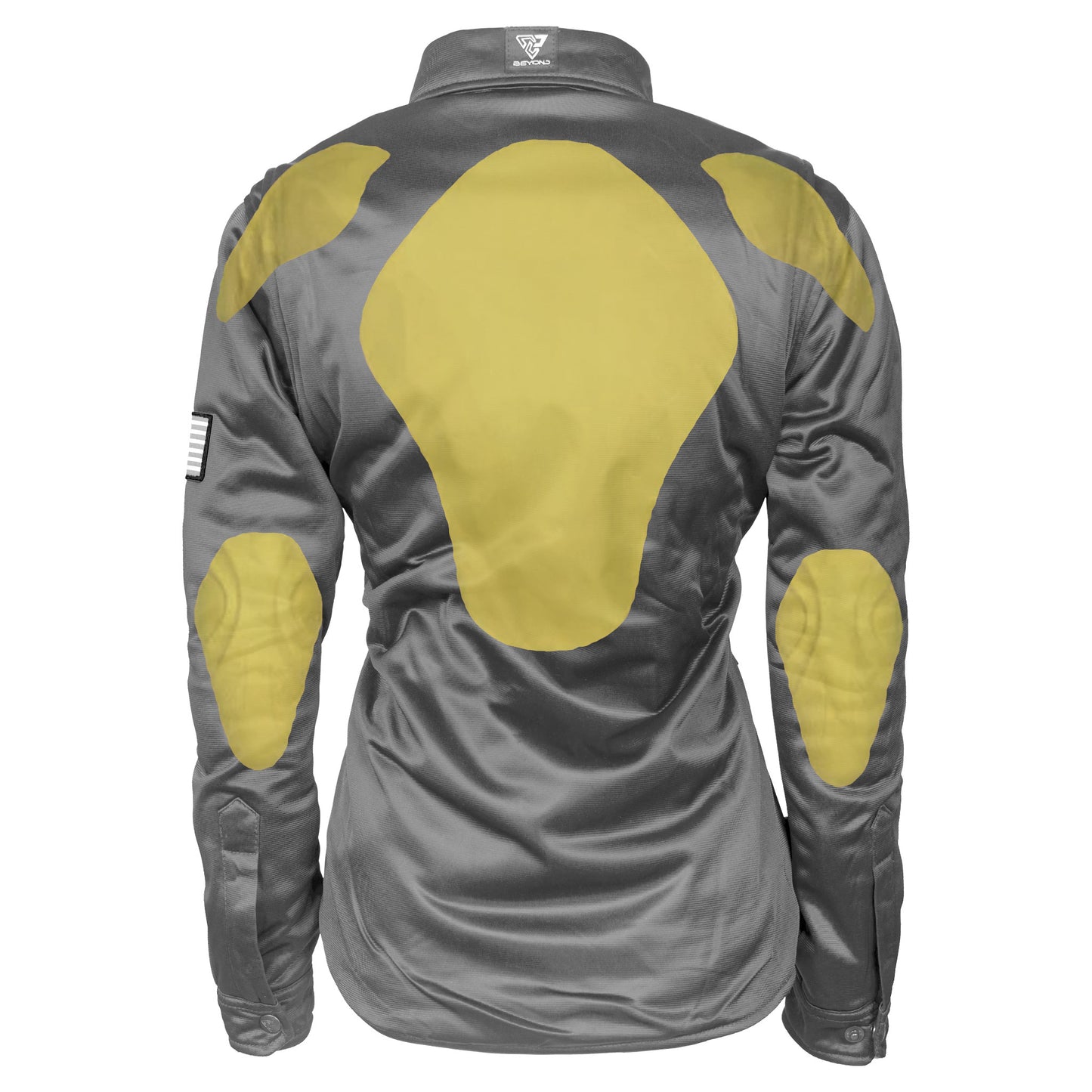 Ultra Protective Shirt for Women - Dark Gray Solid with Pads