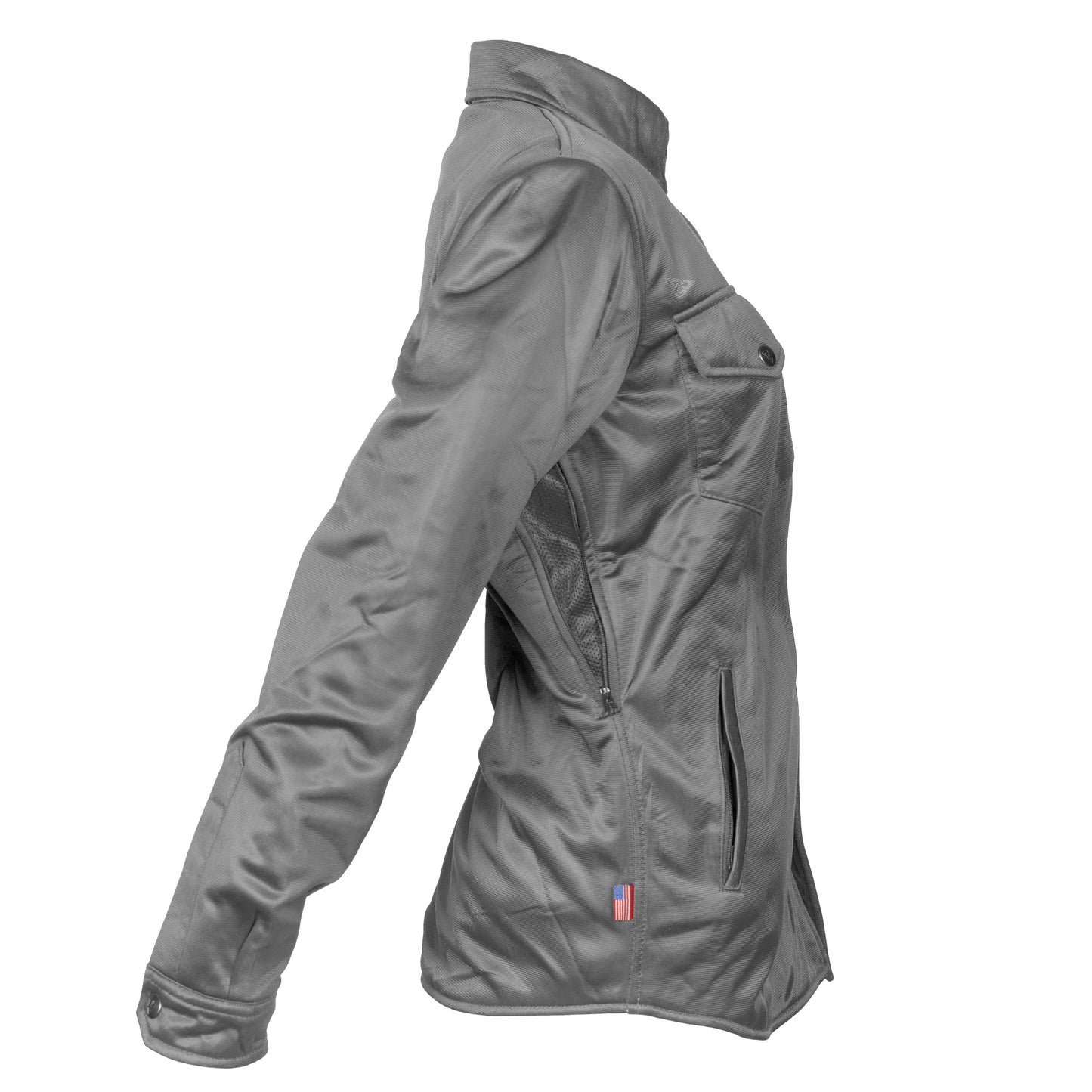 Ultra Protective Shirt for Women - Dark Gray Solid with Pads