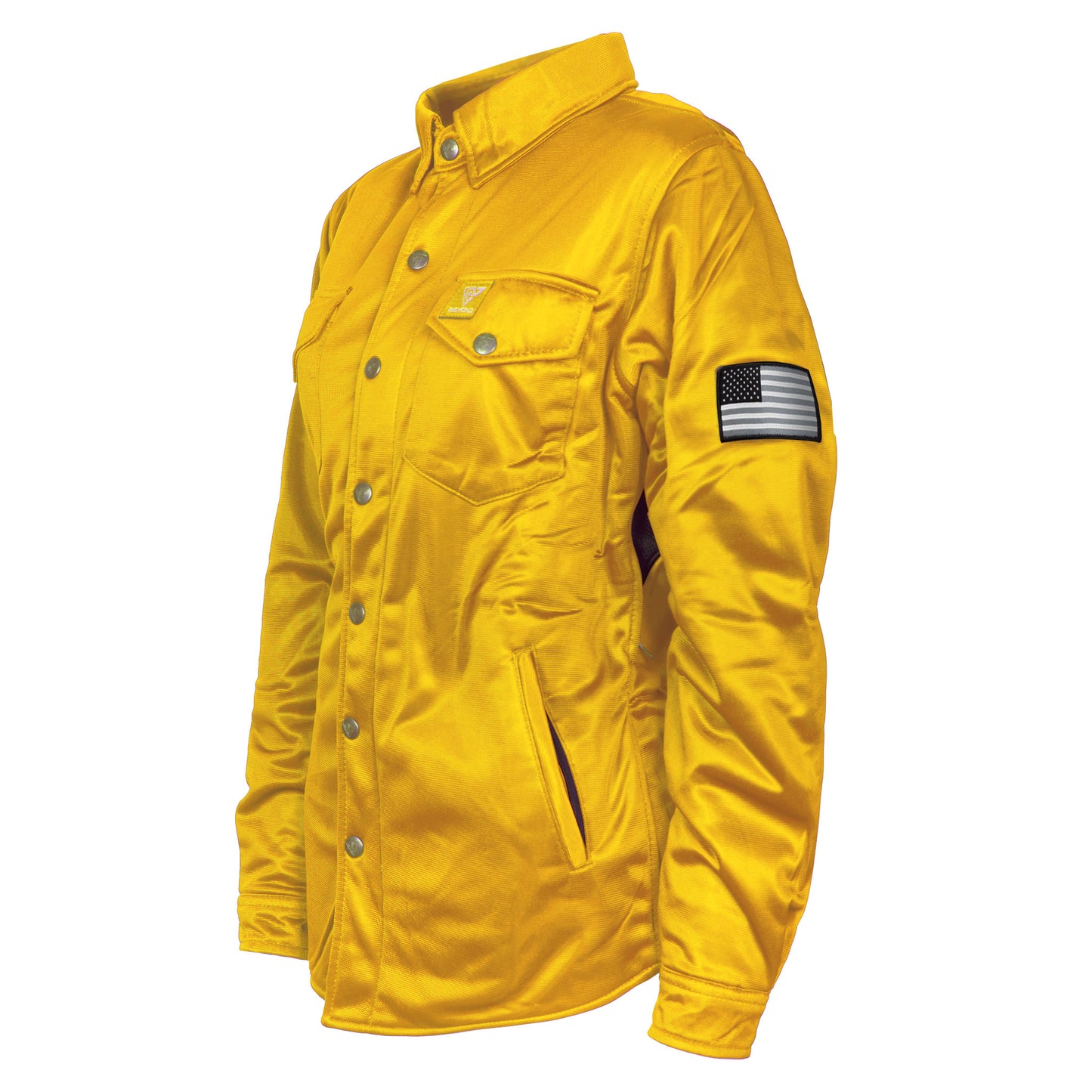 Ultra Protective Shirt for Women - Yellow Solid with Pads