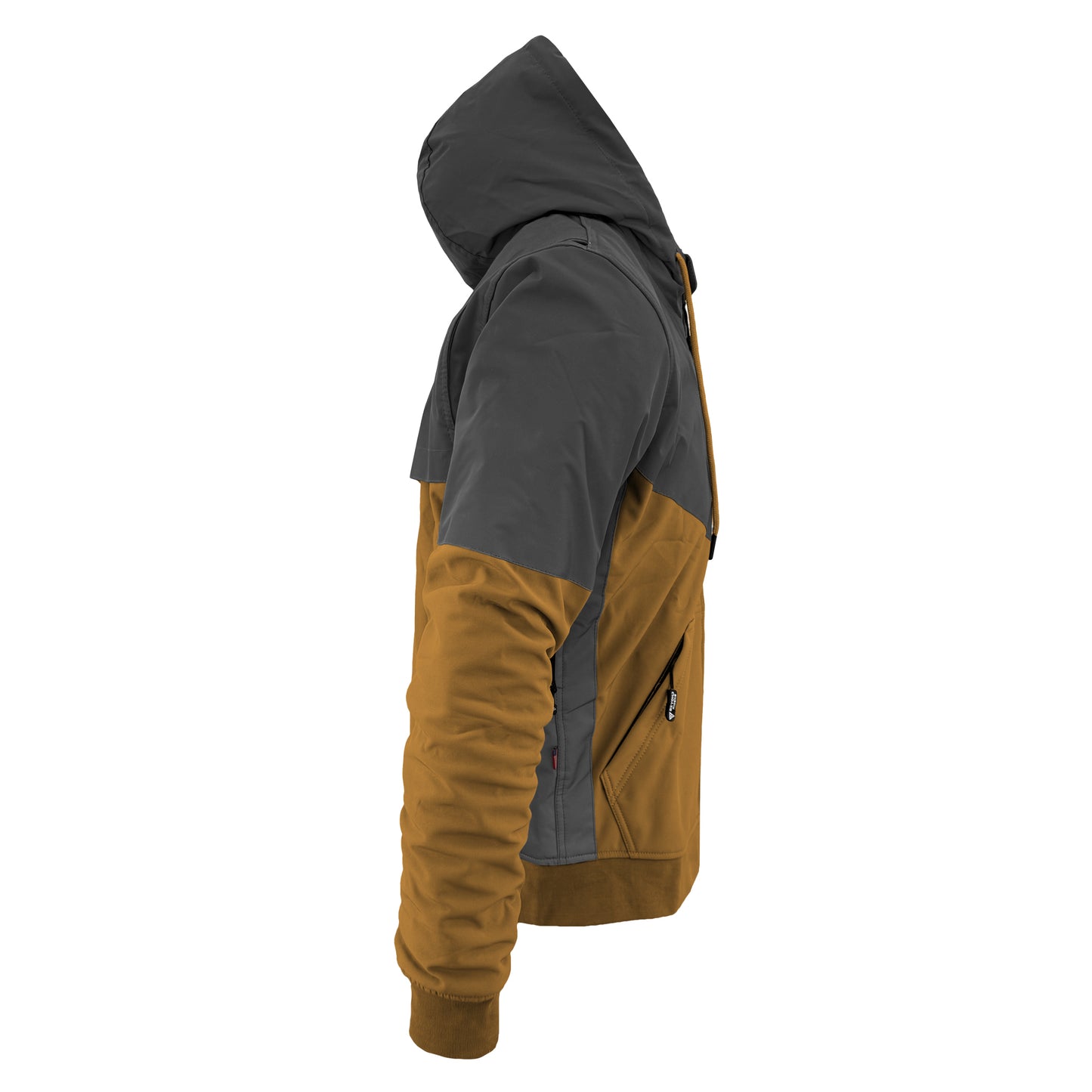 SoftShell Reflective Mustard Nebula Hoodie - with Pads