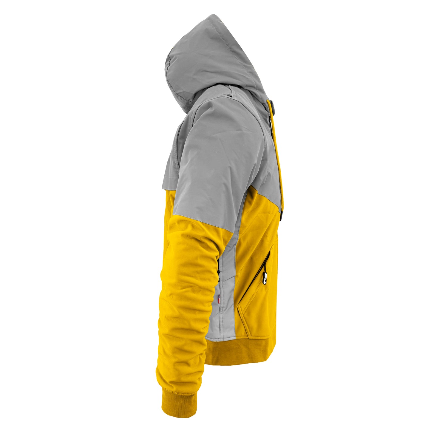 SoftShell Reflective Yellow Eclipse Hoodie - with Pads