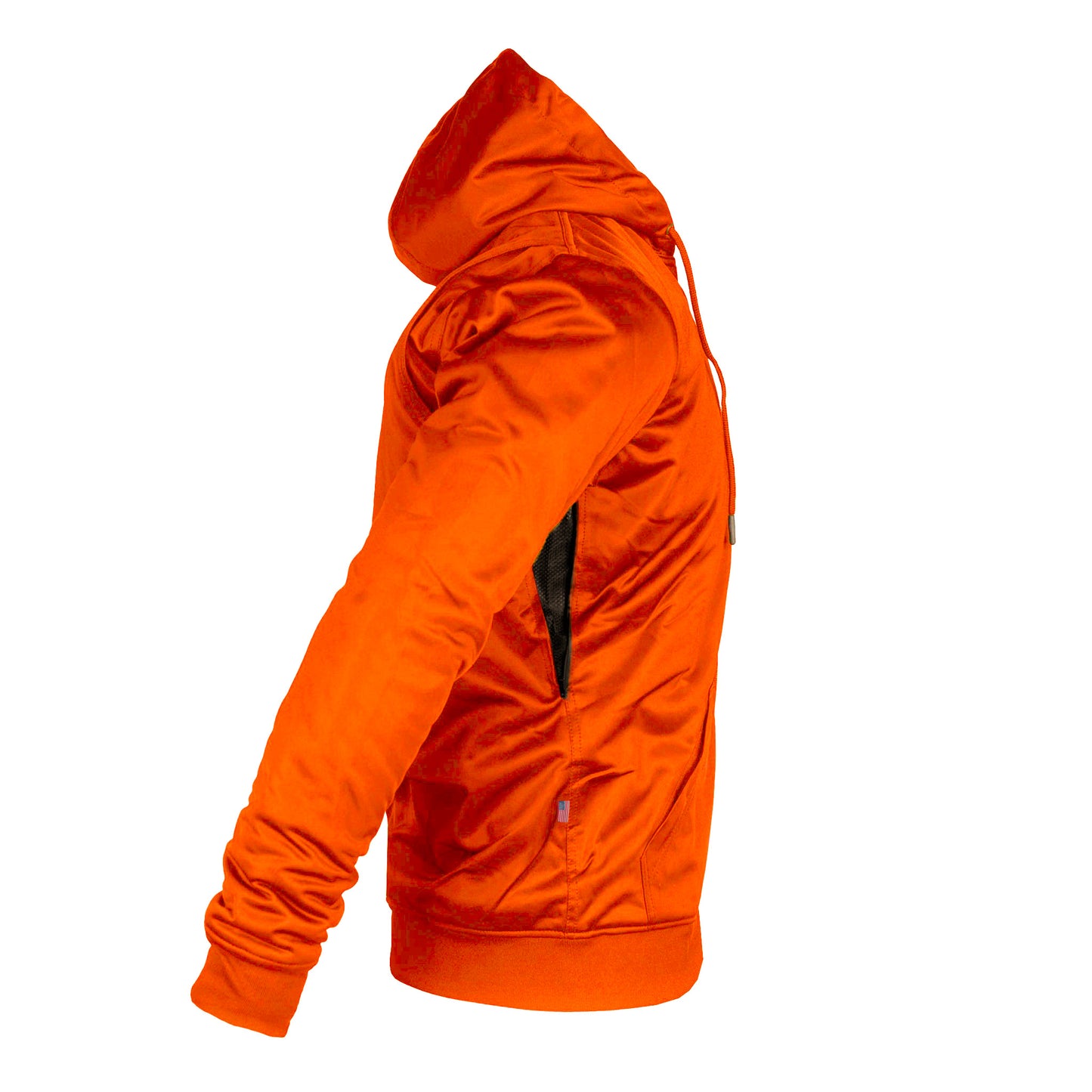 Hi Vis Orange Solid Ultra Protective Hoodie with Pads